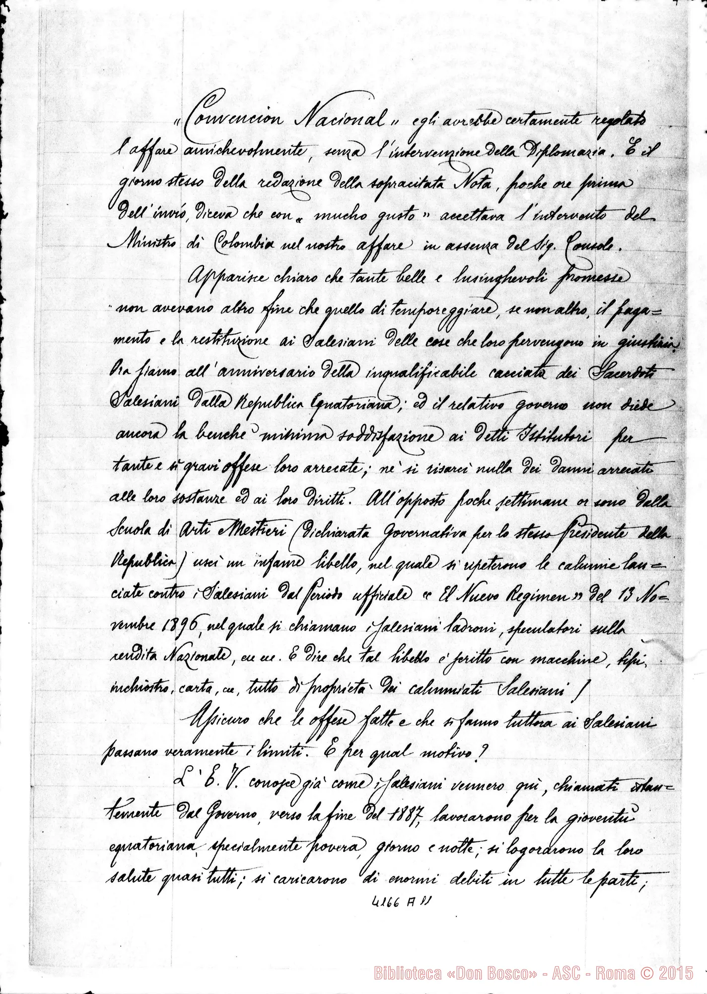 Fotogramma A 11 — Don Fusarini-Comm. Castelli, il 19-08-1897. Copia