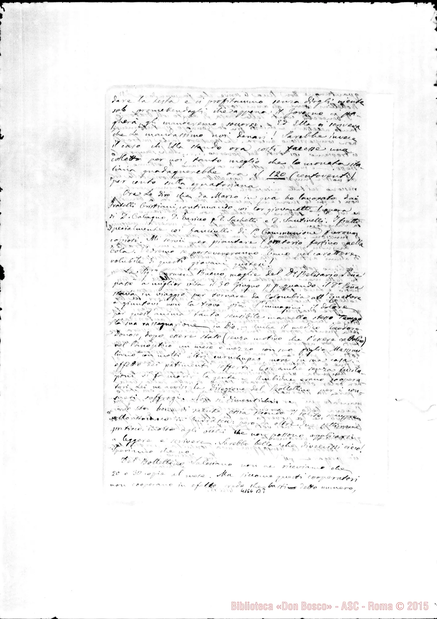 Fotogramma B 7 — Don Fusarini-Don Calcagno. Quito, 20-08-1897
