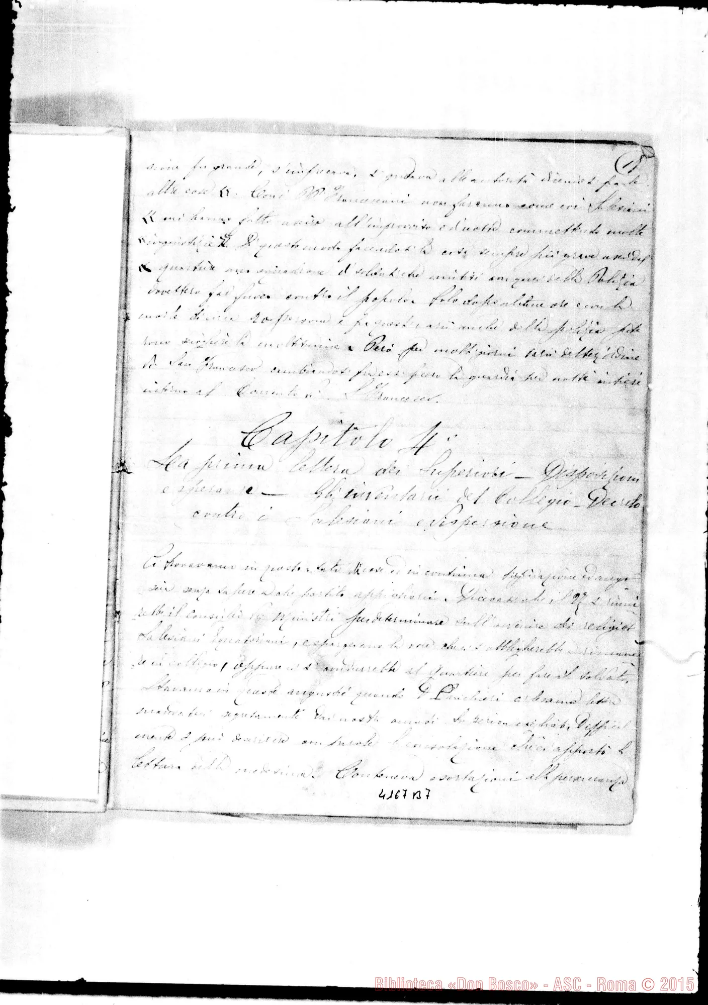 Fotogramma B 7 — Appunti sull’esilio dei Salesiani. Ms. di D. Santinelli, il 23-08-1896