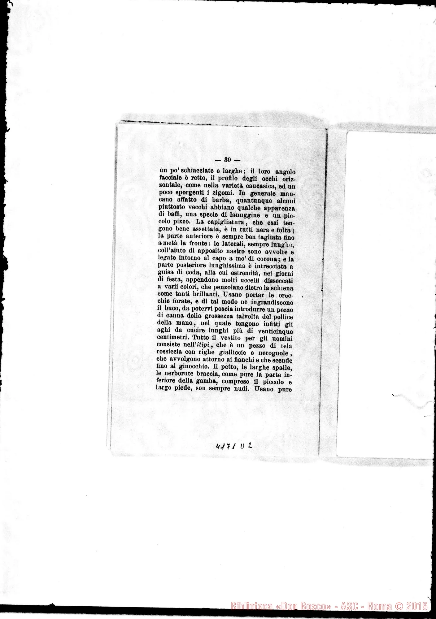 Fotogramma D 2 — Don Rua-Card. Prefetto degli AA.EE.SS.. Torino, 26-04-1894. All. stampato: «Primo viaggio d’esplorazione nel Vie. Sai. di Mendez e Gualawuiza»