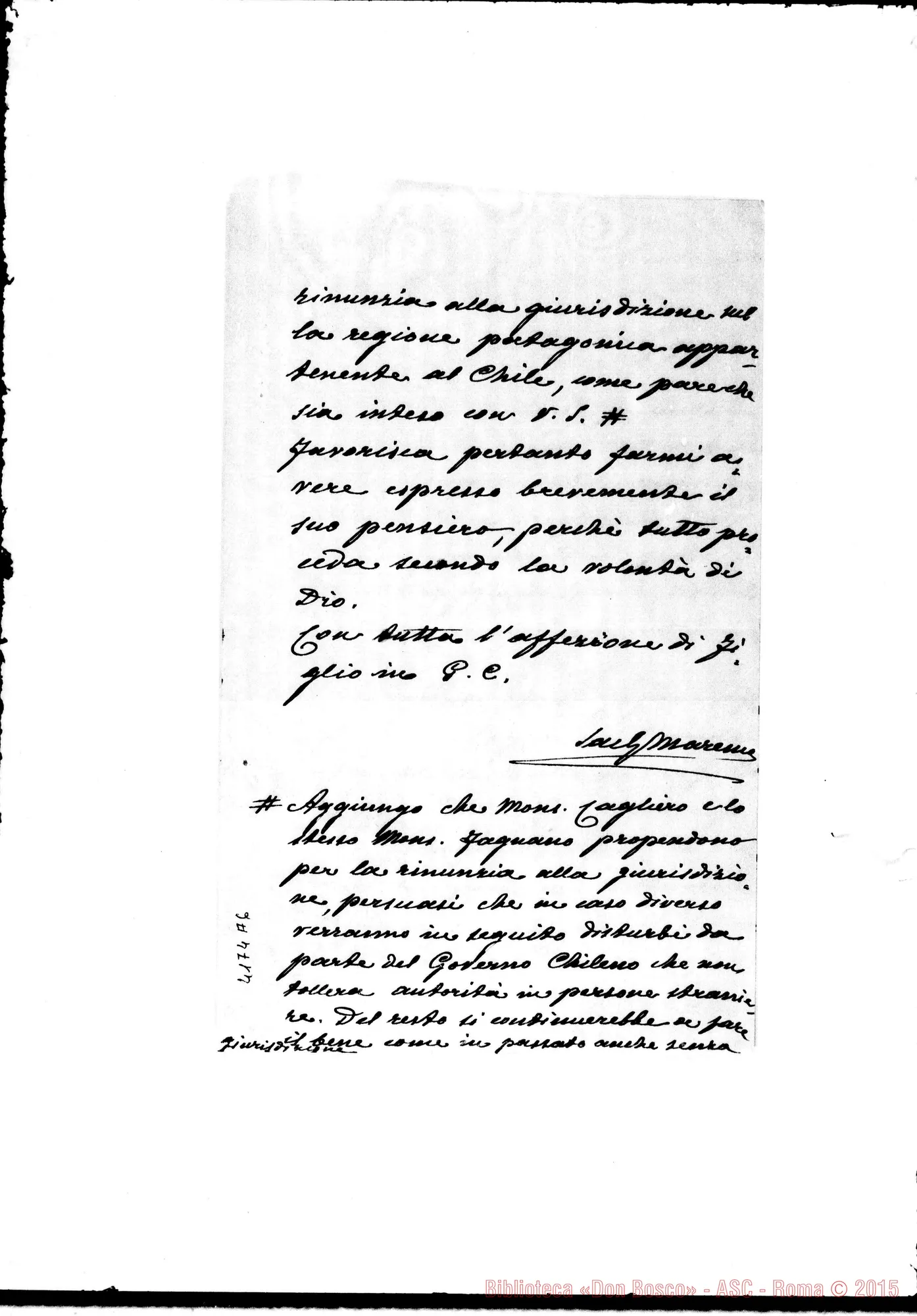 Fotogramma A 6 — Don Marenco-Don Rua. Roma, 27-11-1904