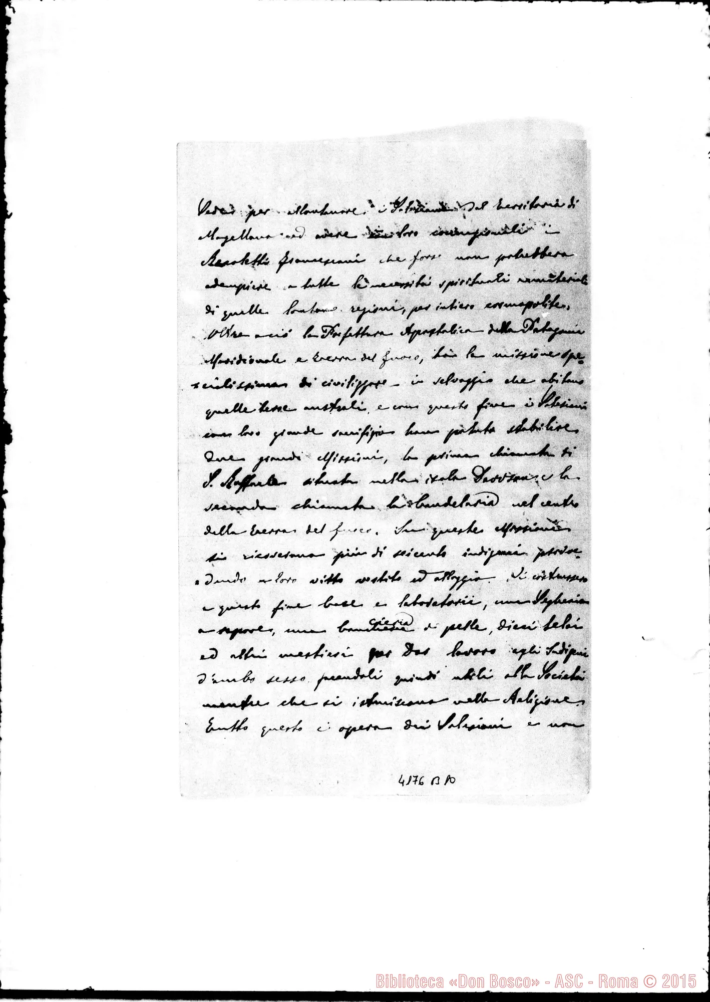 Fotogramma B 10 — Don Vittorio Durando-Don Cagliero C.. Senza data
