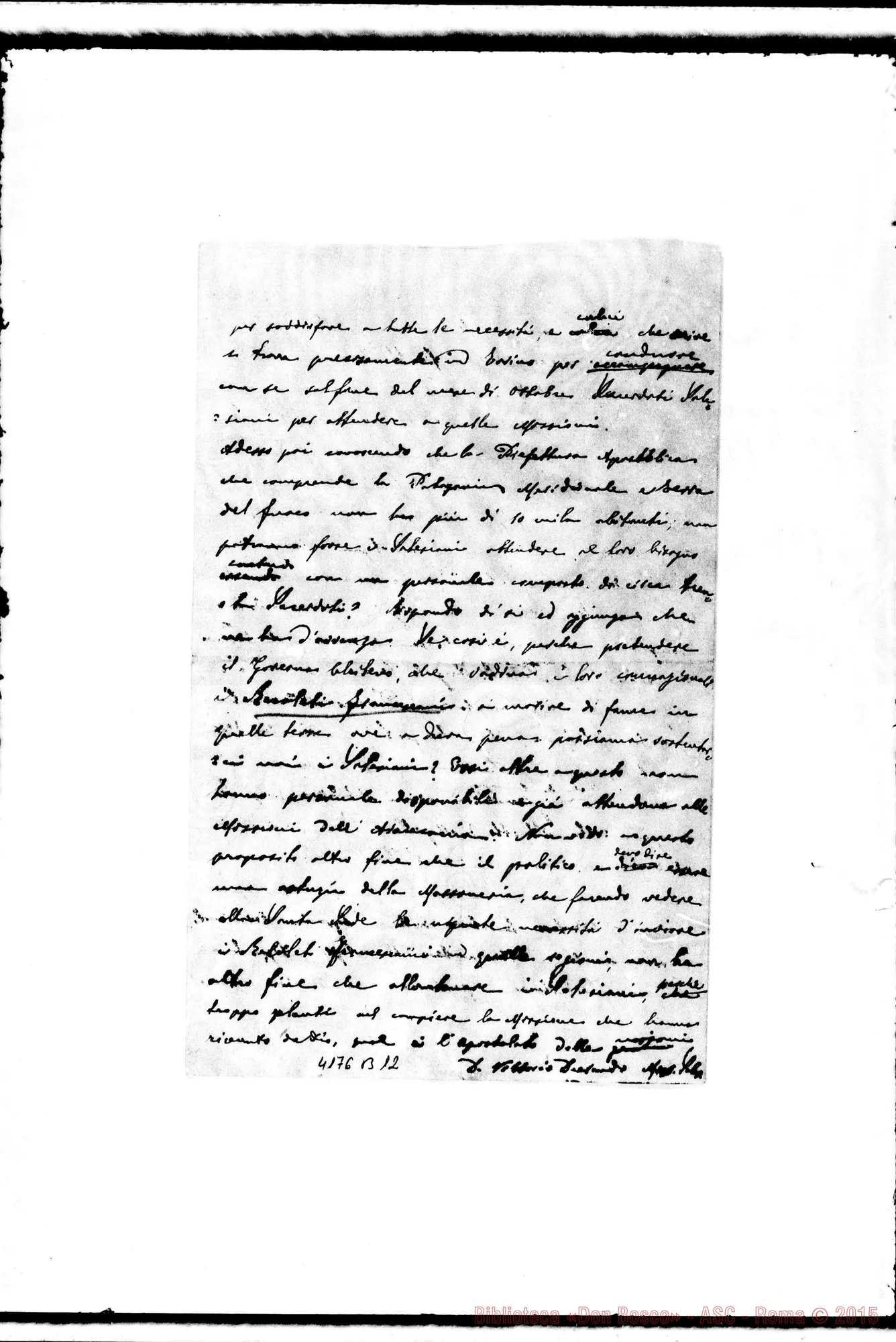 Fotogramma B 12 — Don Vittorio Durando-Don Cagliero C.. Senza data