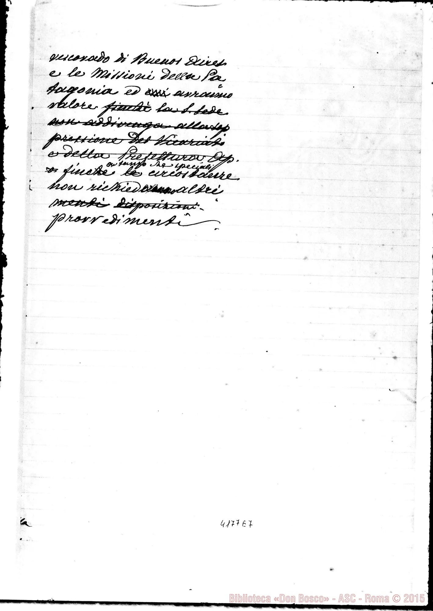 Fotogramma E 7 — Don Marenco: promemoria, senza data