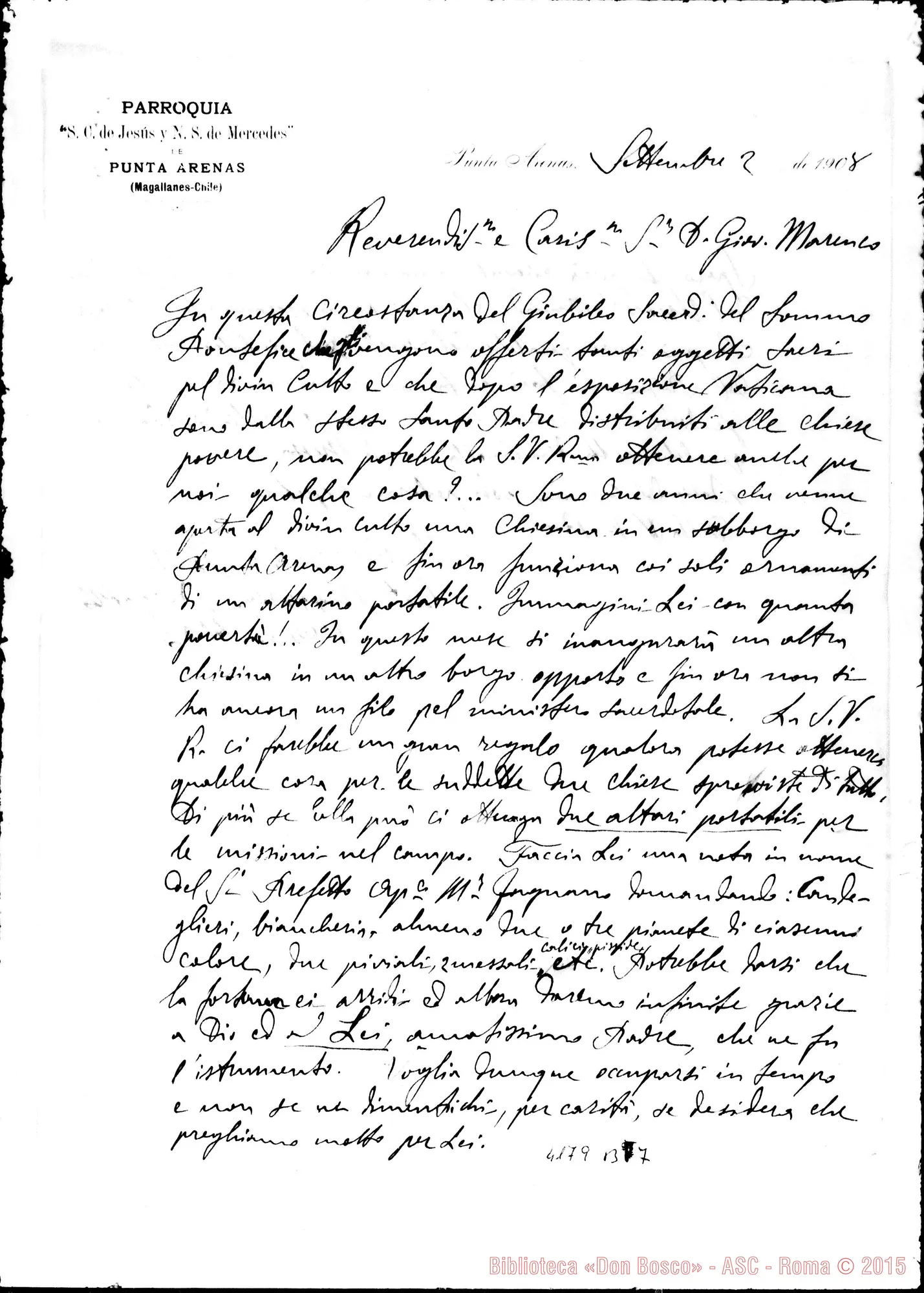 Fotogramma B 7 — Don Borgatello Maggiorino-Don Marenco. Puntarenas, 2-09-1908
