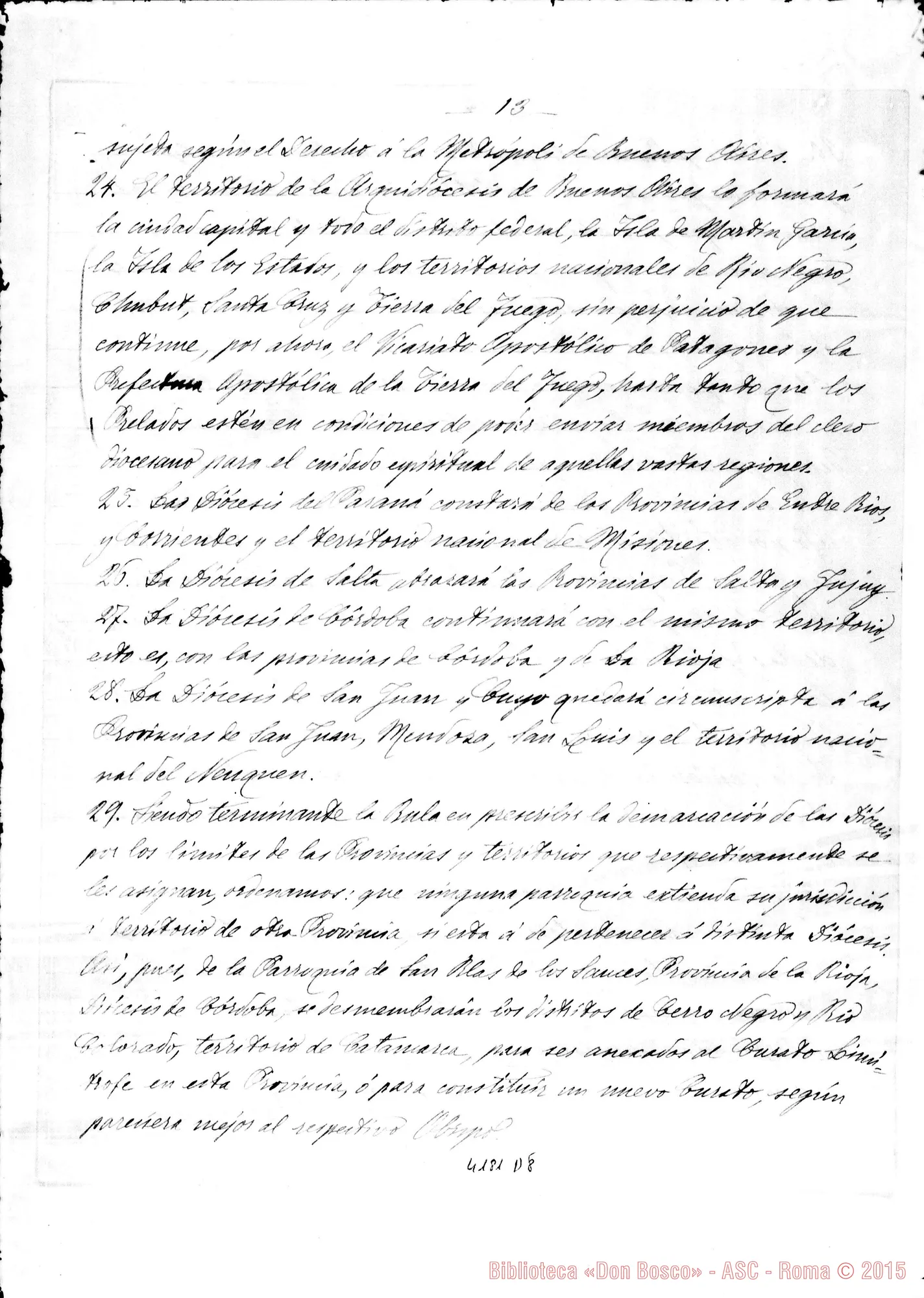Fotogramma D 8 — Don Vespignani Giuseppe-Don Rua. Buenos Aires, 29-10-1907. Invia Bolla