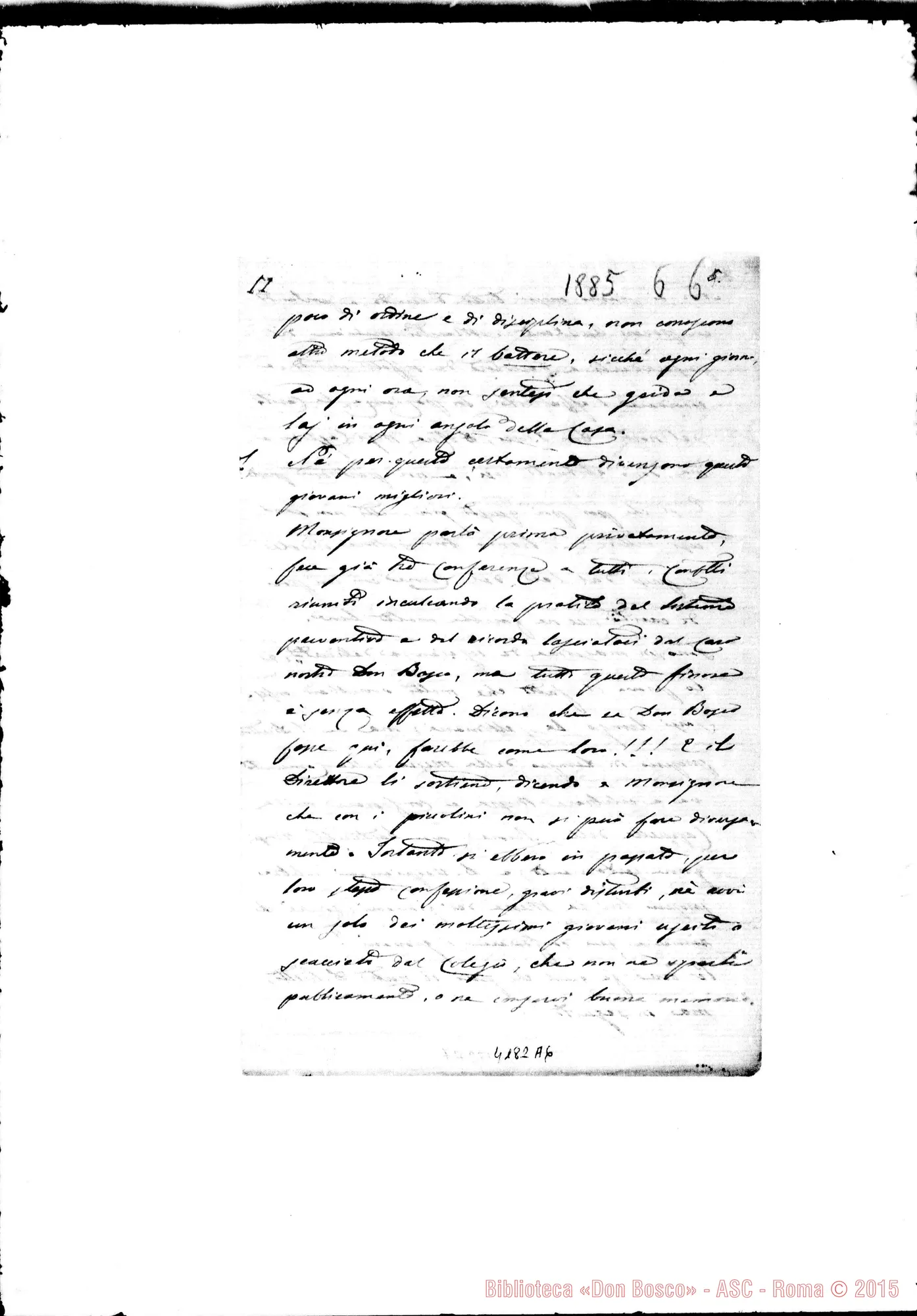 Fotogramma A 6 — Don Antonio Riccardi-Don Rua. Buenos Aires, 6-06-1887