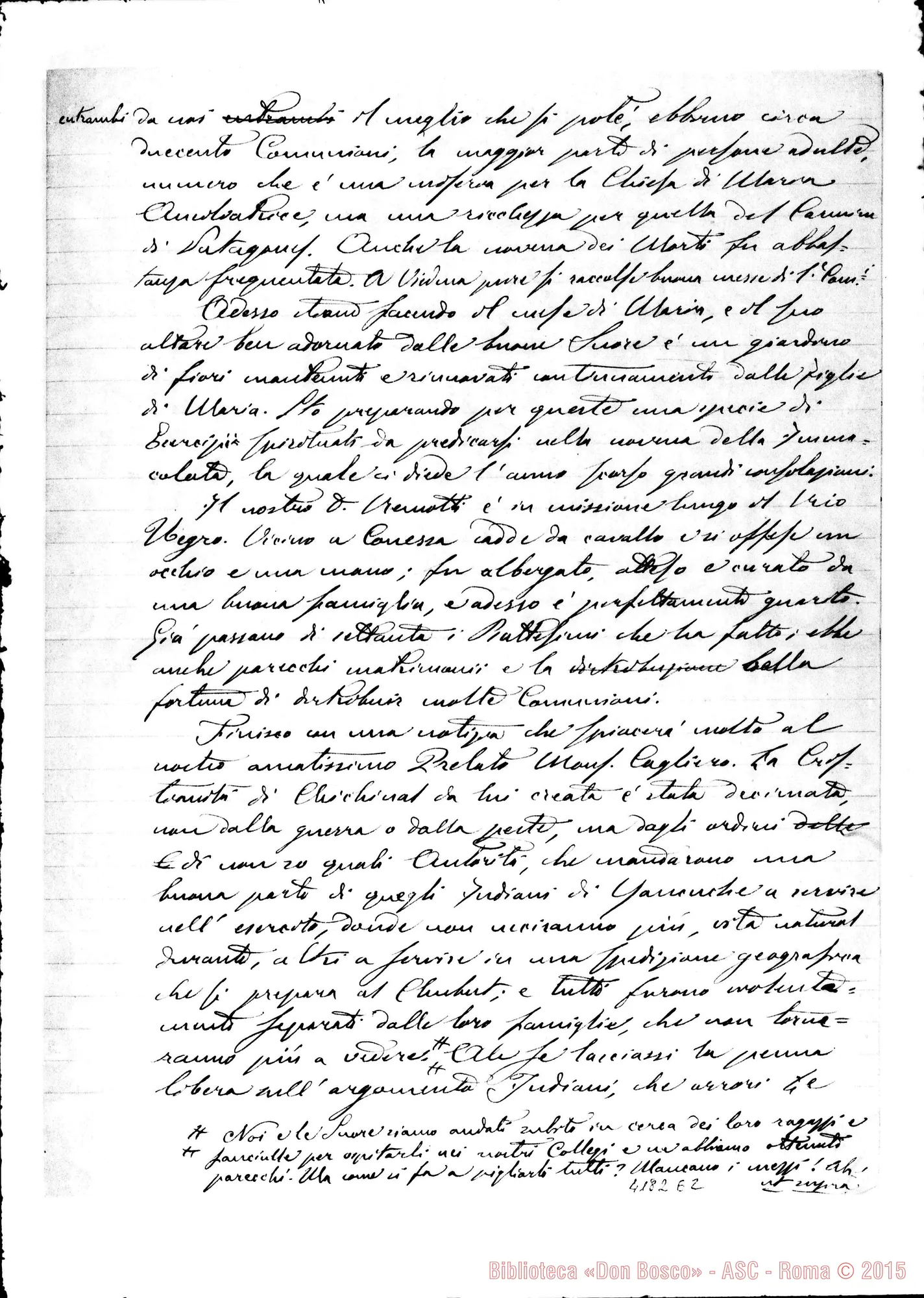 Fotogramma E 2 — Don Angelo Piccono-Don Lemoyne. Patagones, 20-11-1887