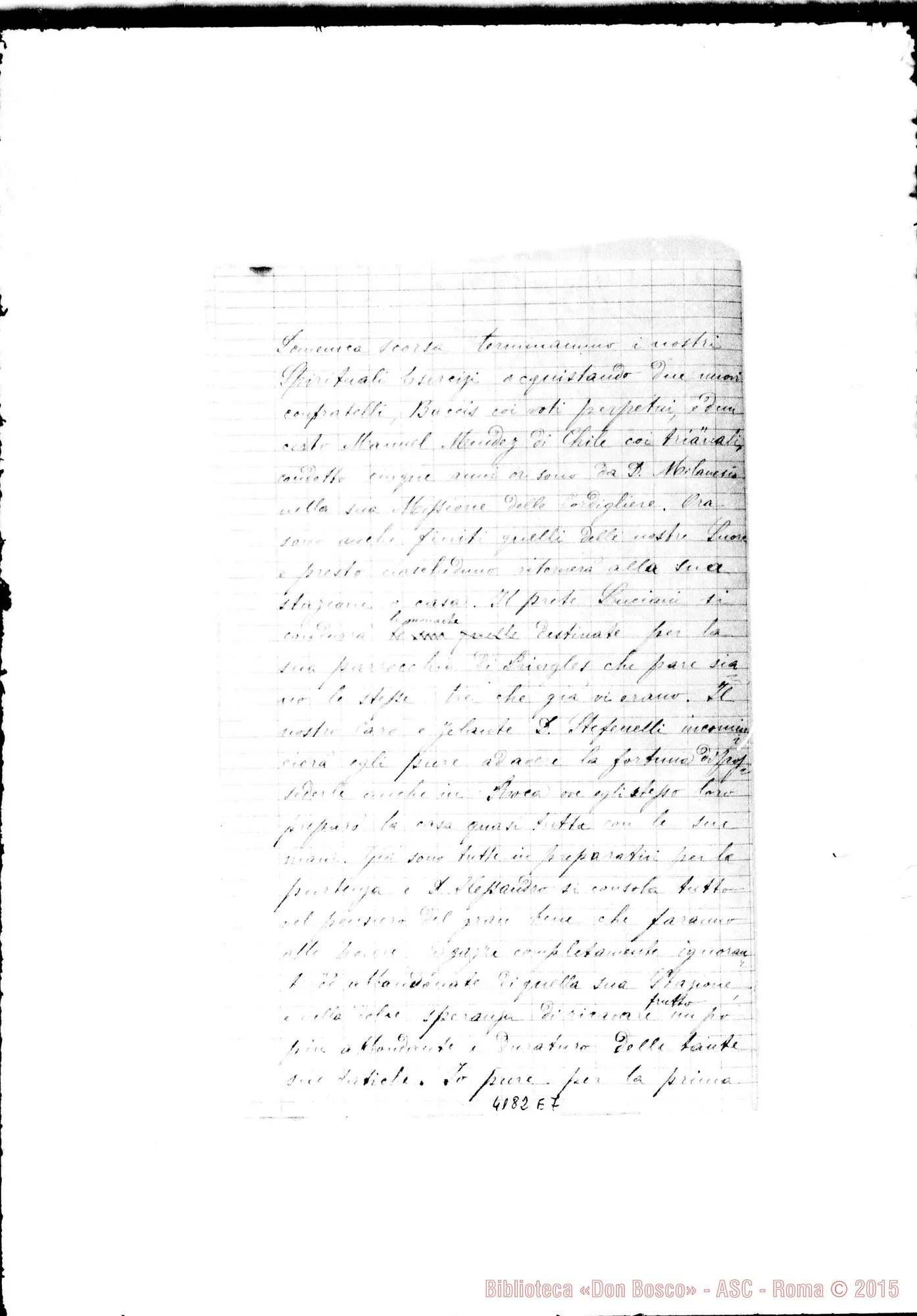 Fotogramma E 7 — Don Francesco Agosta-Don Lazzero. Patagones, 31-01-1891