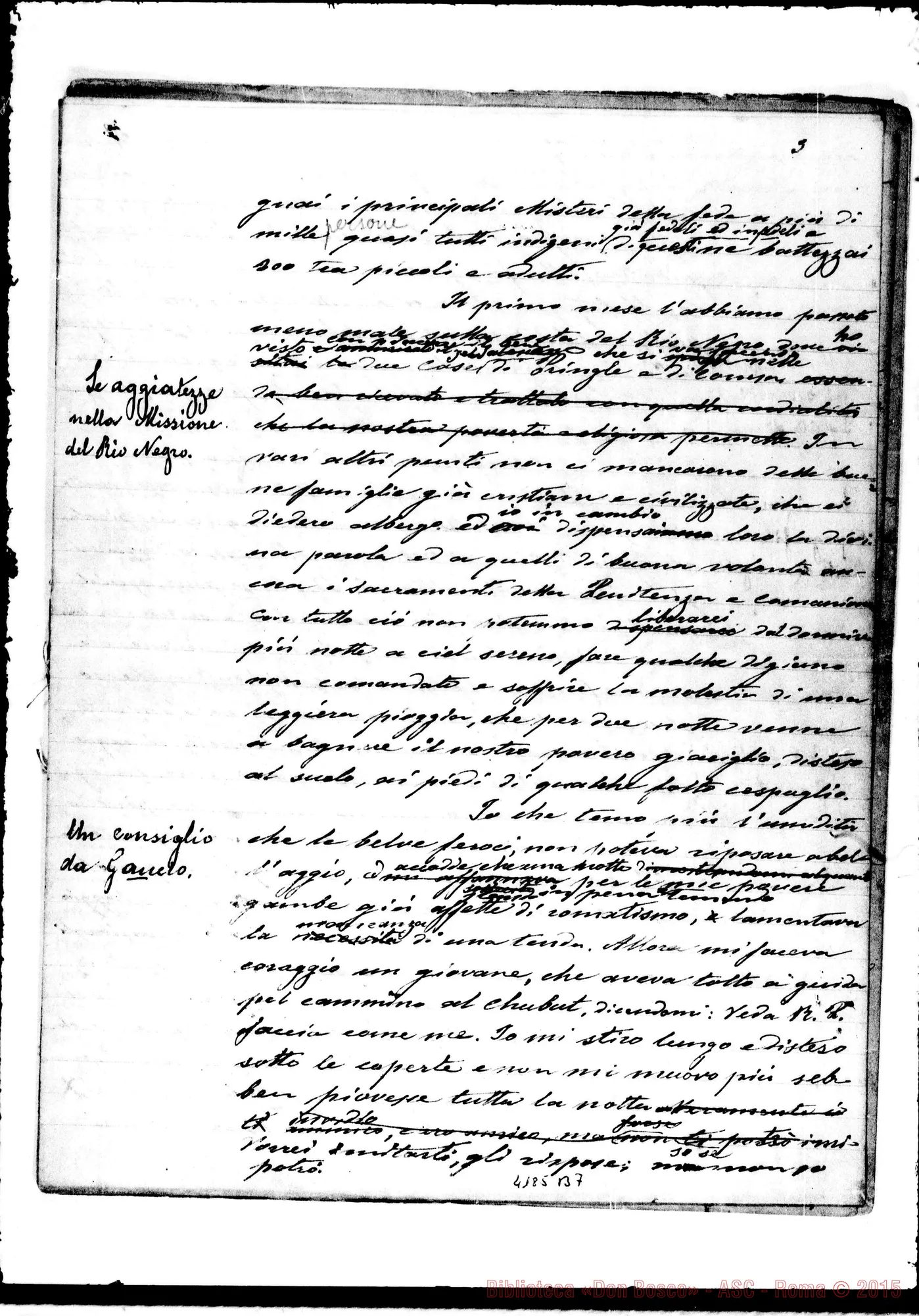 Fotogramma B 7 — Relazione: Don Milanesio-Don Rua. Rawson, 14-10-1893