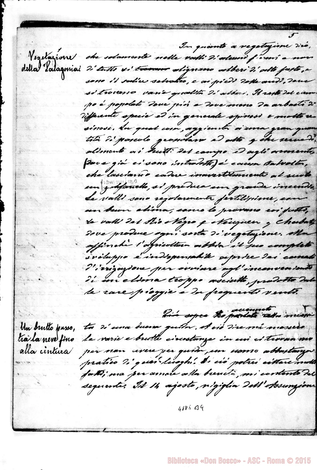 Fotogramma B 9 — Relazione: Don Milanesio-Don Rua. Rawson, 14-10-1893