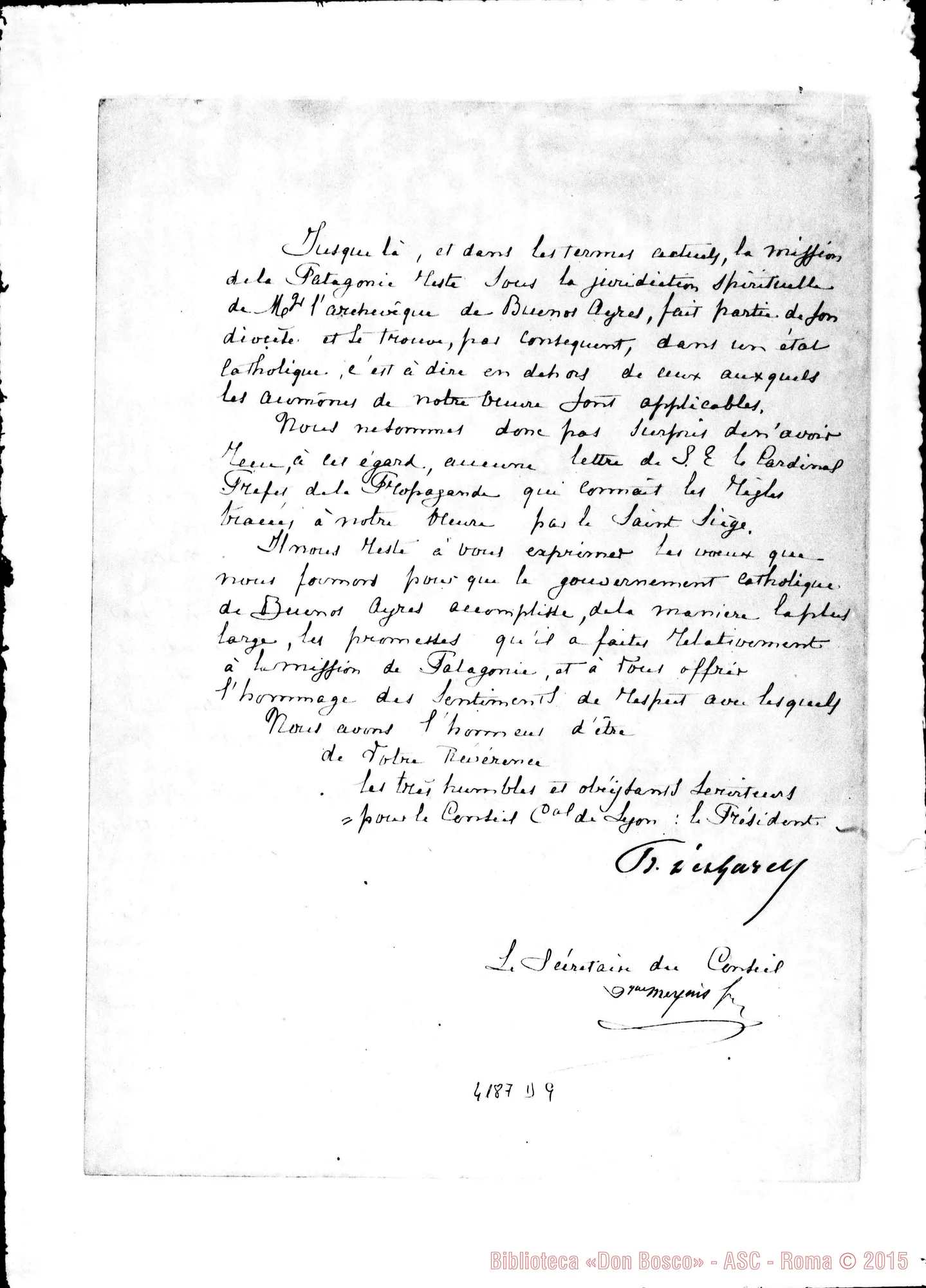 Fotogramma D 9 — Fougerais (Sainte Enfance)-Don Bosco. Lyon, 7-10-1879