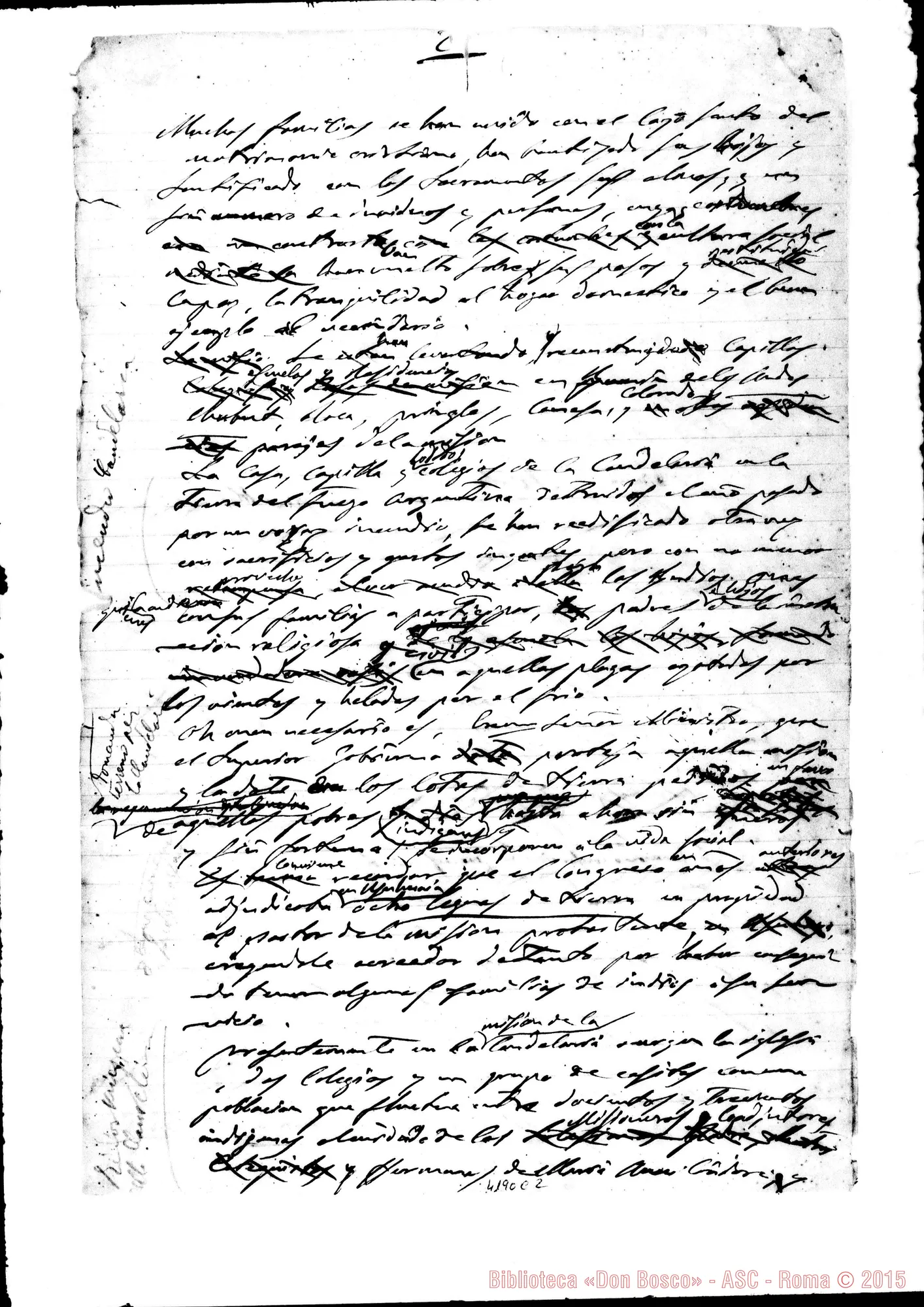 Fotogramma C 2 — Relazione al Ministro del Culto nell’anno 1898