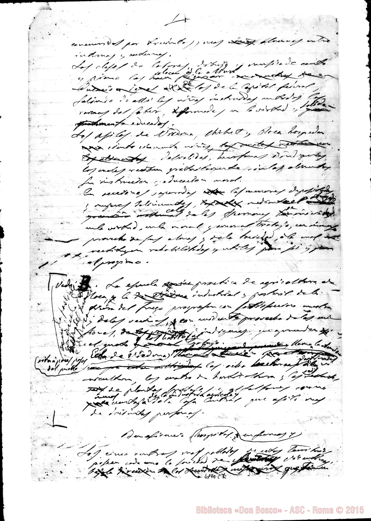 Fotogramma C 7 — Relazione al Ministro del Culto nell’anno 1898