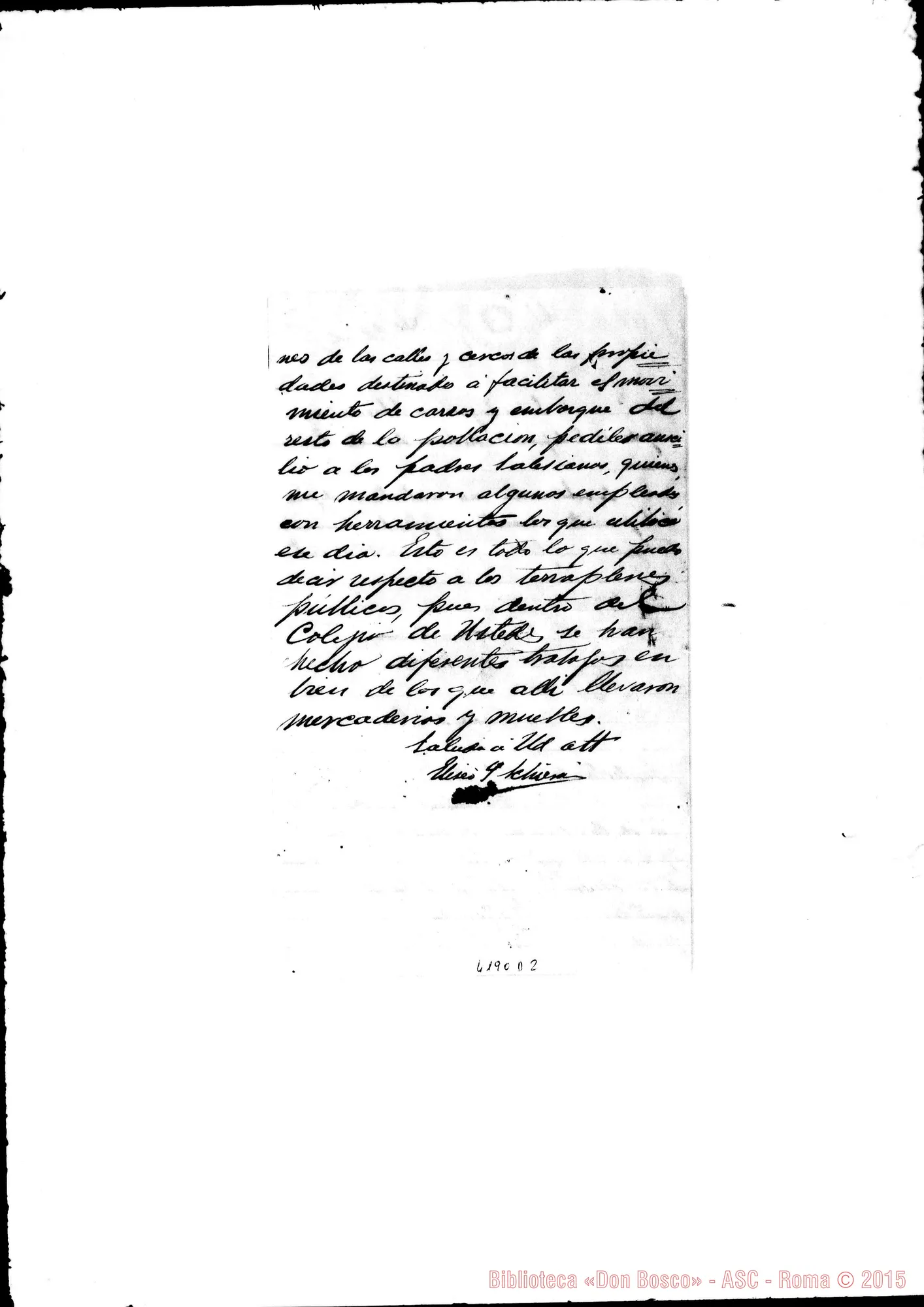 Fotogramma D 2 — Don Vacchina-Ingegnere Schieroni. Patagones, 6-08-1899