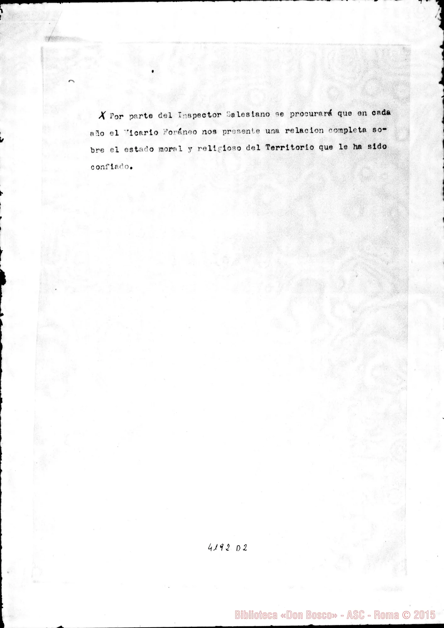 Fotogramma D 2 — Auto E lettera spiegativa. Copia