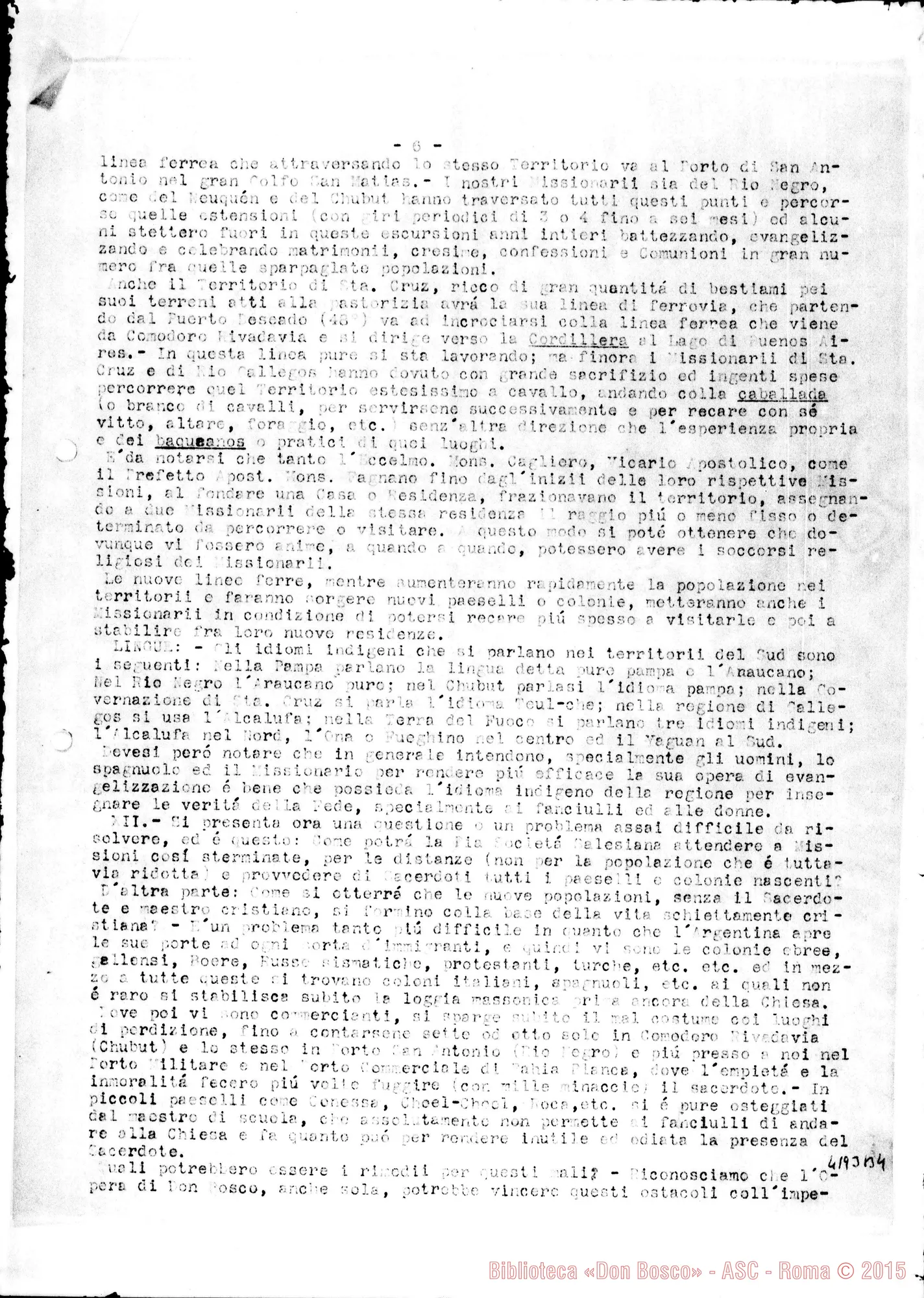 Fotogramma B 4 — Don Vespignani-Mons. Locatelli. Buenos Aires, 28-06-1911. Copia