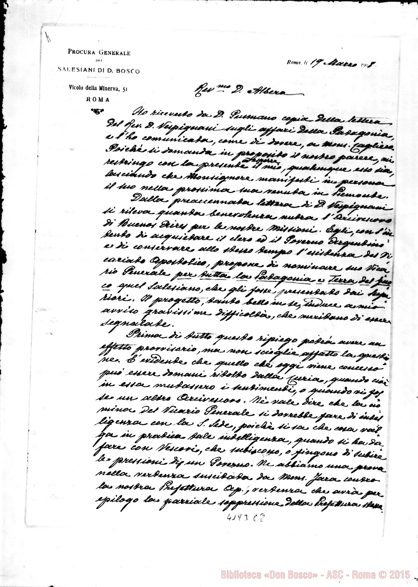 Fotogramma C 8 — Don Marenco-Don Albera. Roma, 19-03-1908