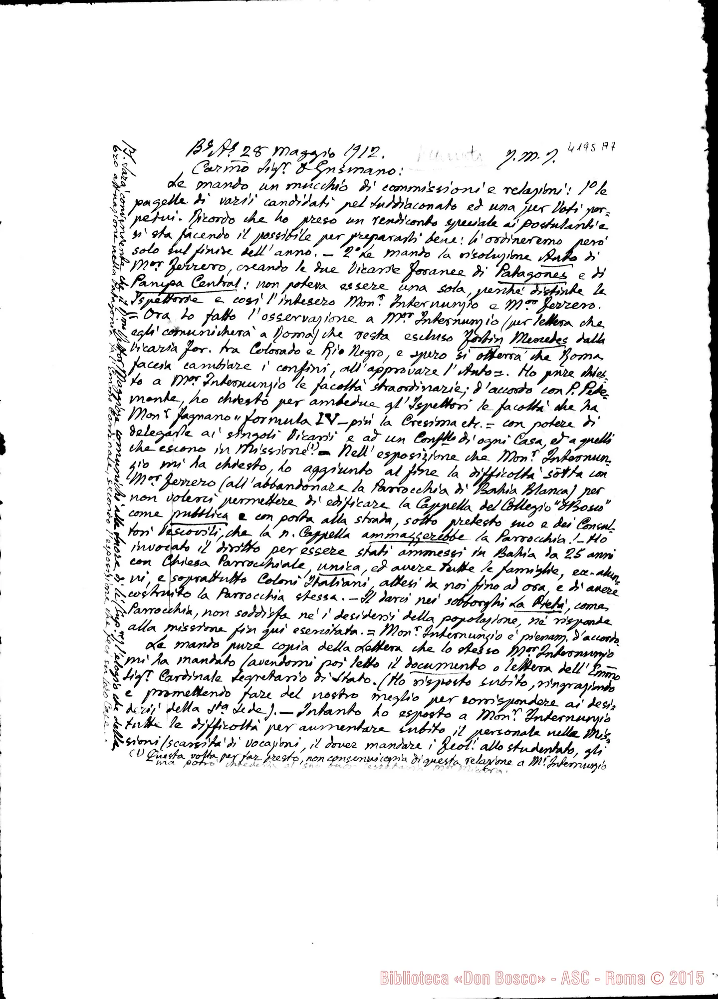 Fotogramma A 7 — Don Vespignani-Don Gusmano. Buenos Aires, 28-05-1912