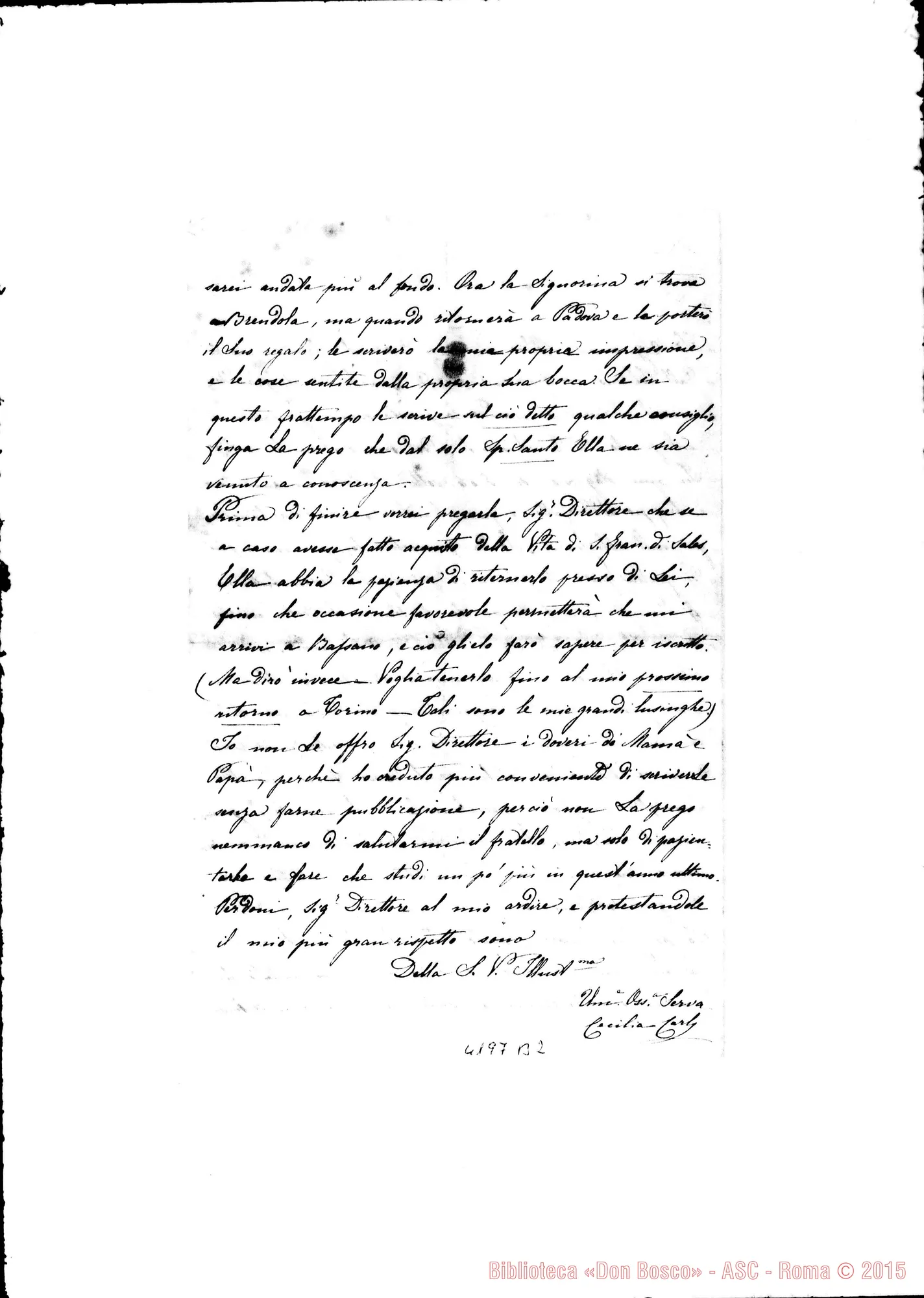 Fotogramma B 2 — Cecilia Carlo-Don Dalmazzo. Angarano, 22-10-1877