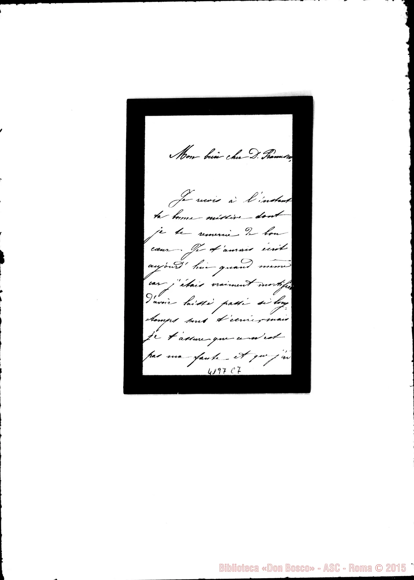 Fotogramma C 7 — Soeur Secondine-Don Dalmazzo. Turin, 17-11-1887