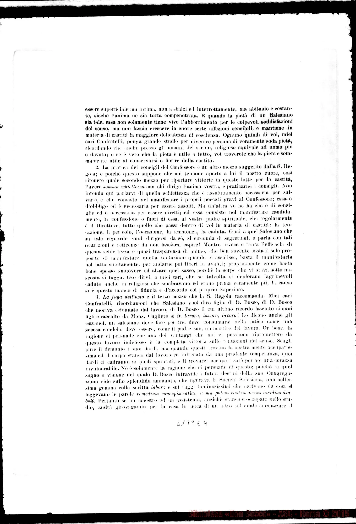 Fotogramma E 4 — Don Cagliero C.-Confratelli. Lettera circolare