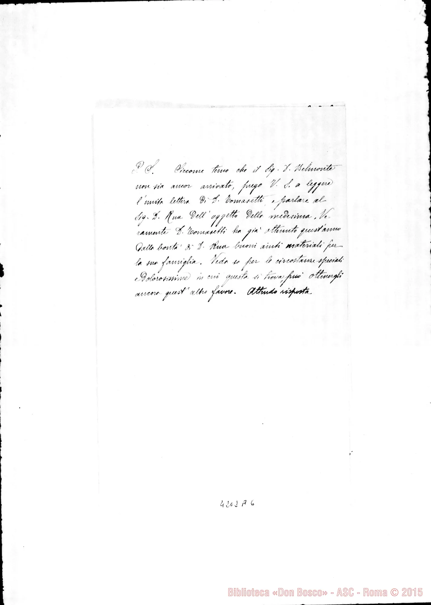Fotogramma A 6 — Don Cagliero C.-Don Durando. Roma, 15-05-1897. Mosciano Sant’Angelo