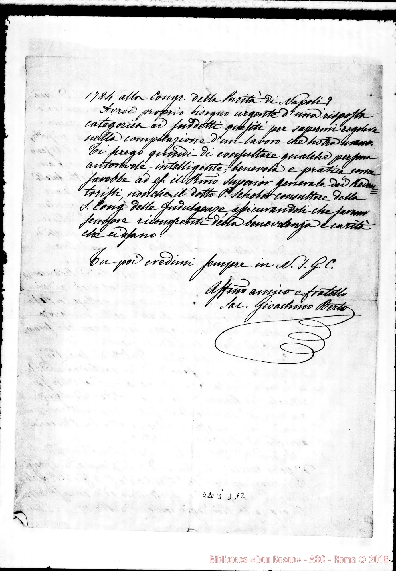 Fotogramma D 12 — Don Berto-Don Cagliero C.. Torino, 25-10-1897