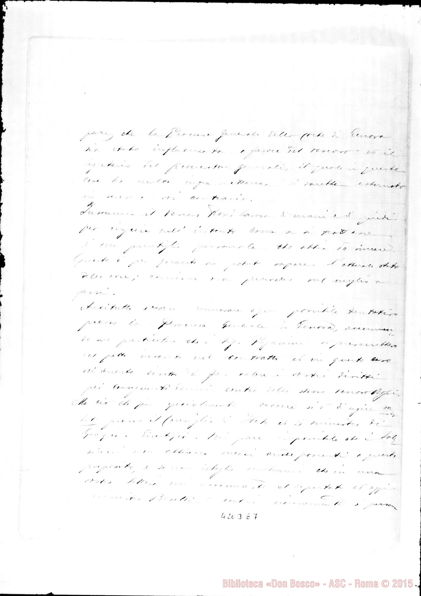Fotogramma E 7 — Bruschi G., ch.-Direttore. Ivrea, 16-03-1894. All. lett. dell’Avv. G. Bassi: La Spezia, 6-03-1894