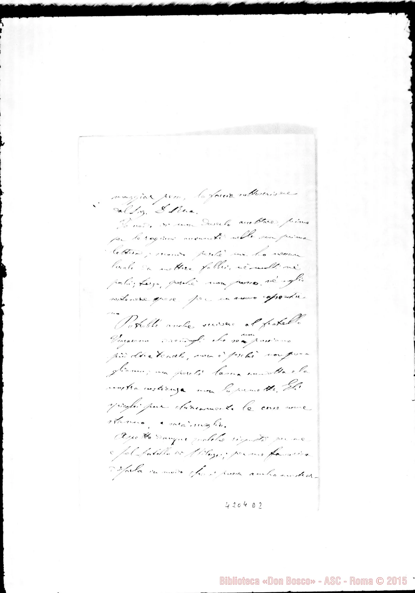 Fotogramma D 2 — Affare Milozzi: Don Barberis G.B.-Don Lazzero. Macerata, 17-01-1897
