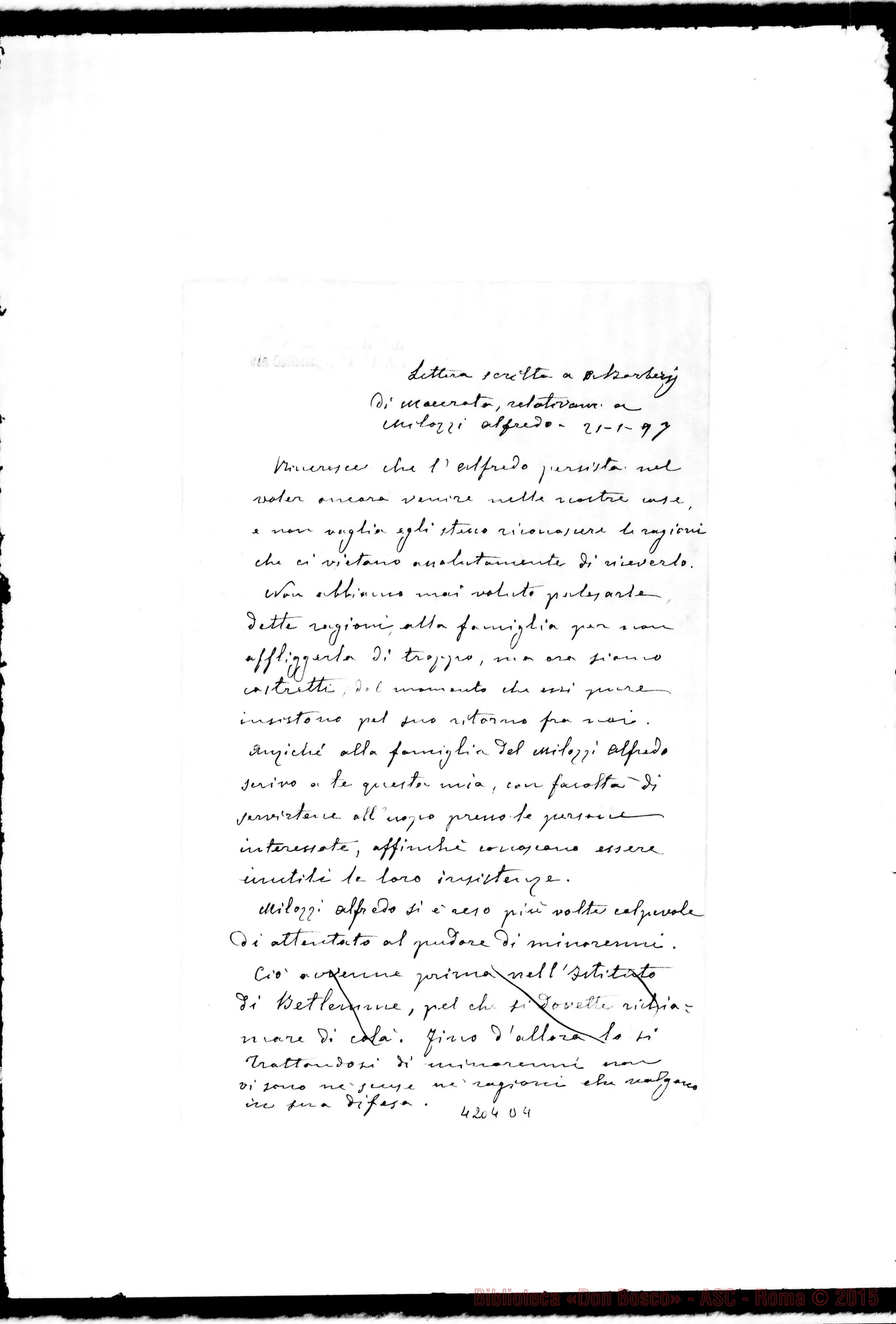 Fotogramma D 4 — Don Lazzero-Don Barberis G.B., il 21-01-1897. Copia