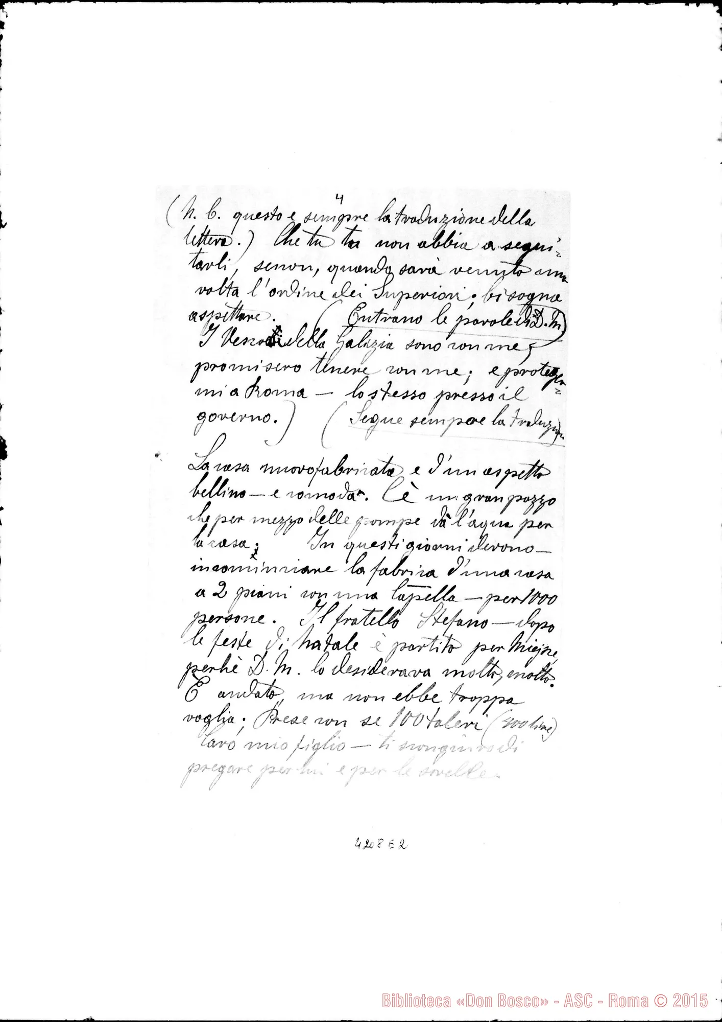 Fotogramma E 2 — Don Sikora-Molto Rev.do, il 22-04-1898
