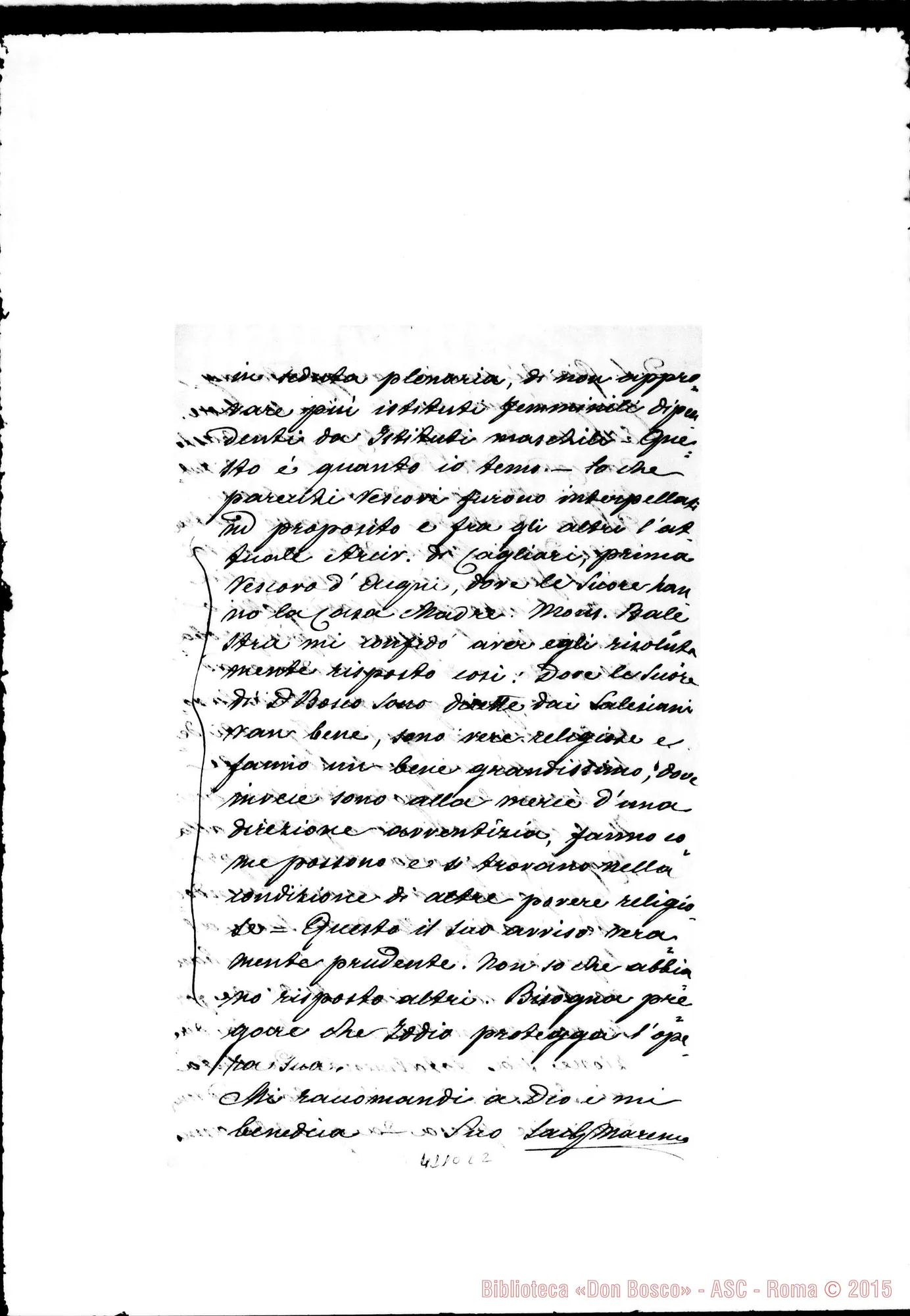 Fotogramma C 2 — Don Marenco-Don Albera. Roma, 4-07-1902. Sulla vita religiosa. Questione delle Suore, Subjudice