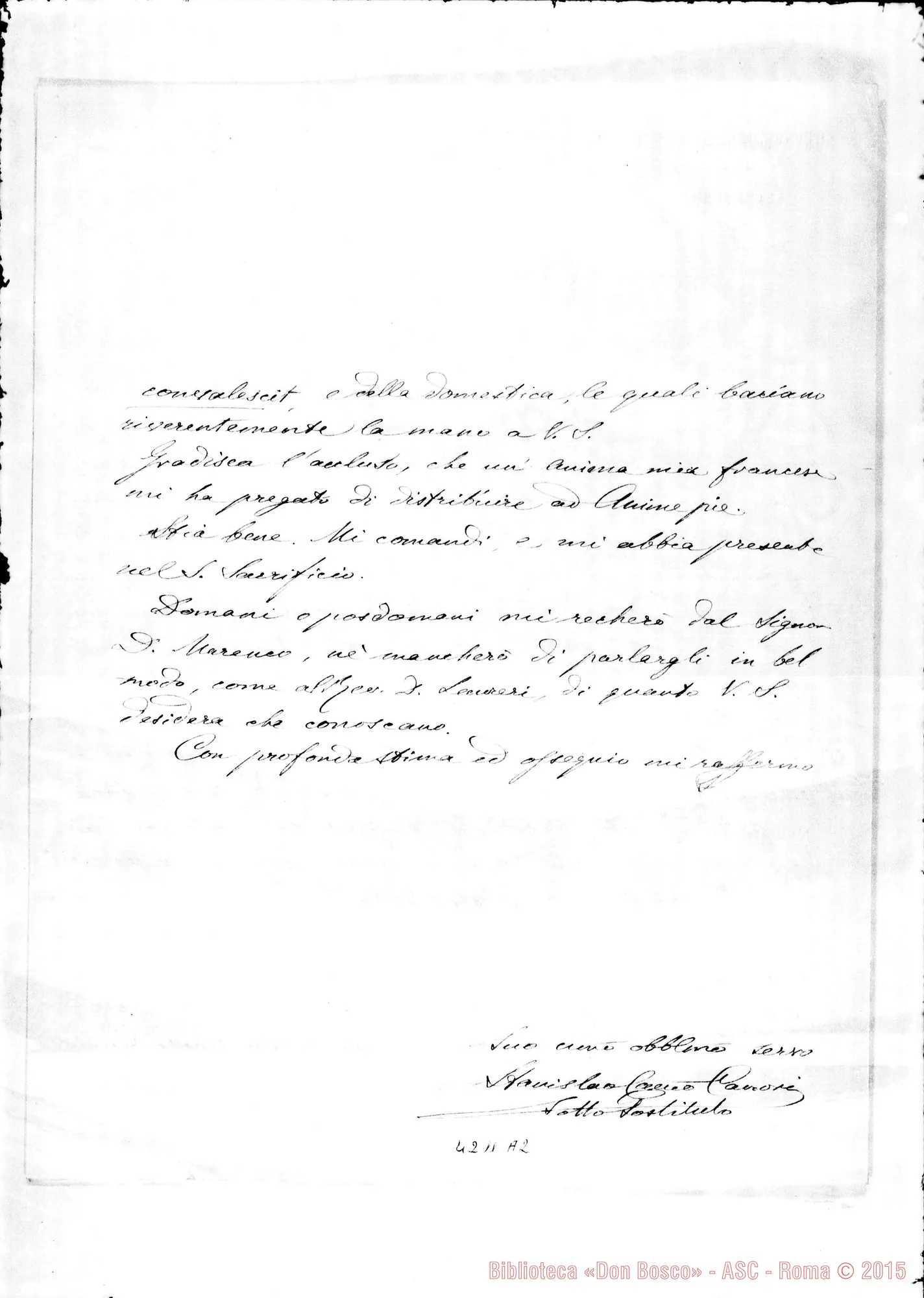 Fotogramma A 2 — Mons. Canori-Don Berto. Roma, 19-12-1902. Ringrazia