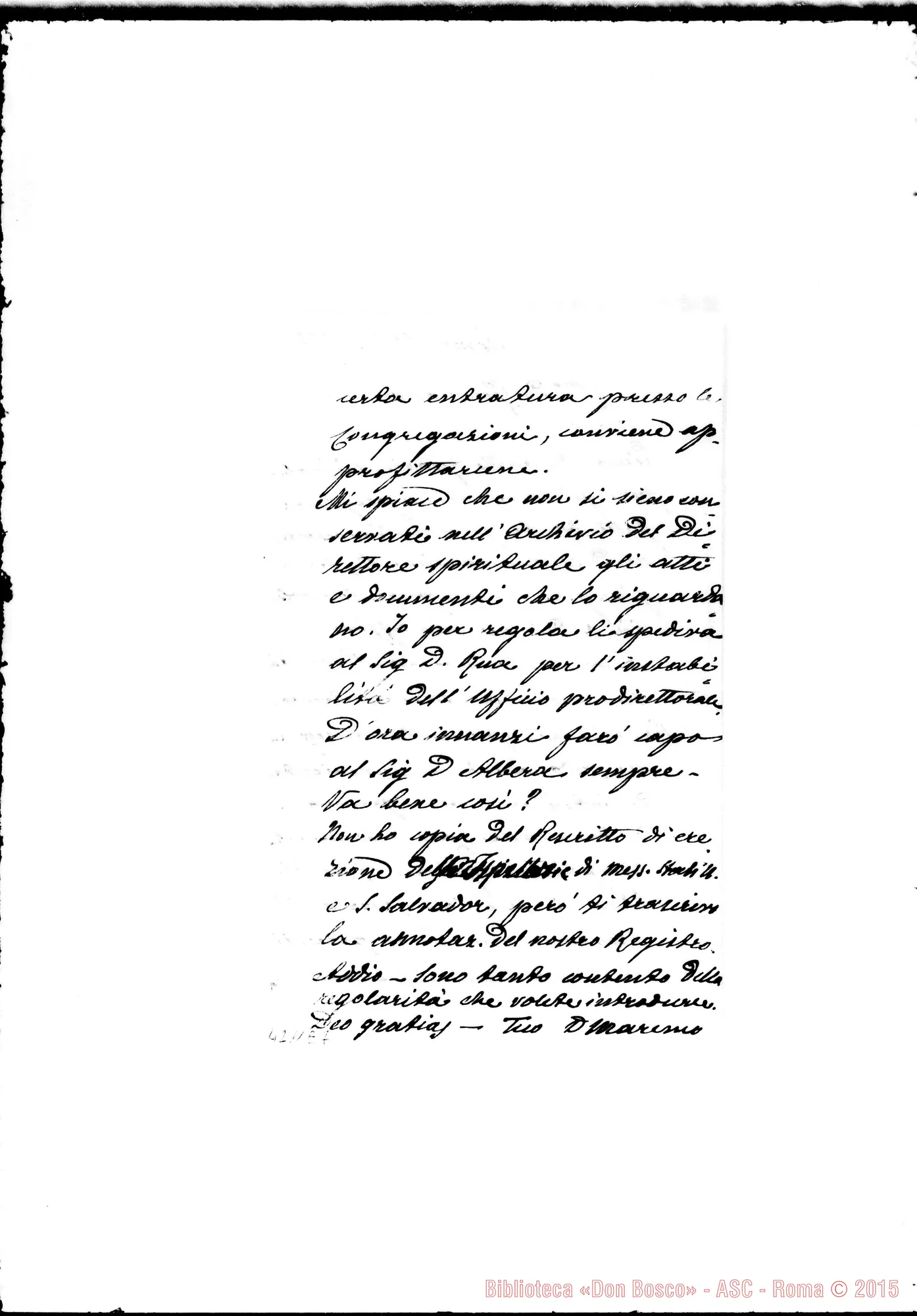 Fotogramma E 7 — Don Marenco-Don Gusmano. Roma, 25-06-1903. Norme sulla disciplina regolare