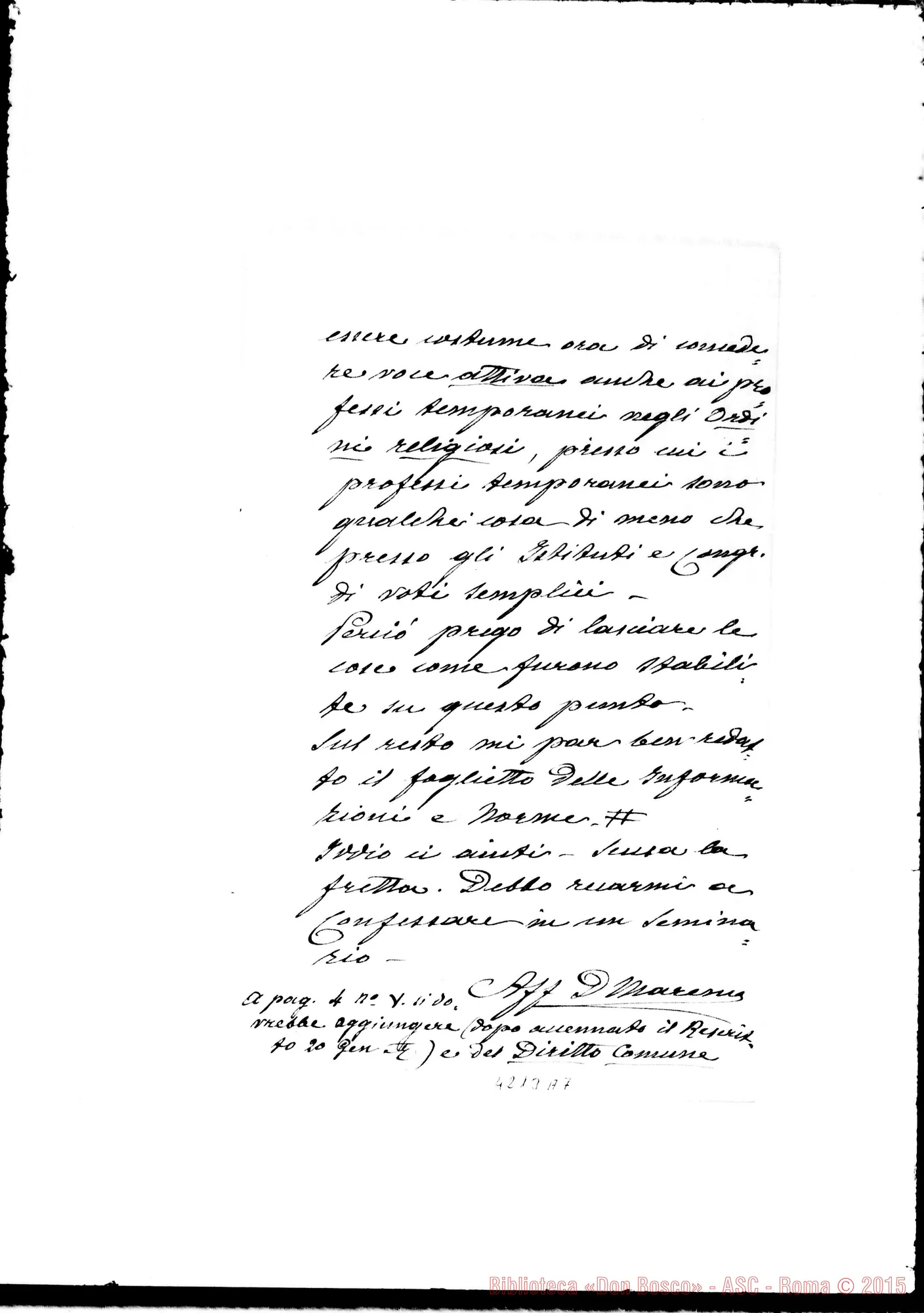 Fotogramma A 7 — Don Marenco-Don Gusmano. Roma, 16-01-1904. Triennali elettori dei delegati