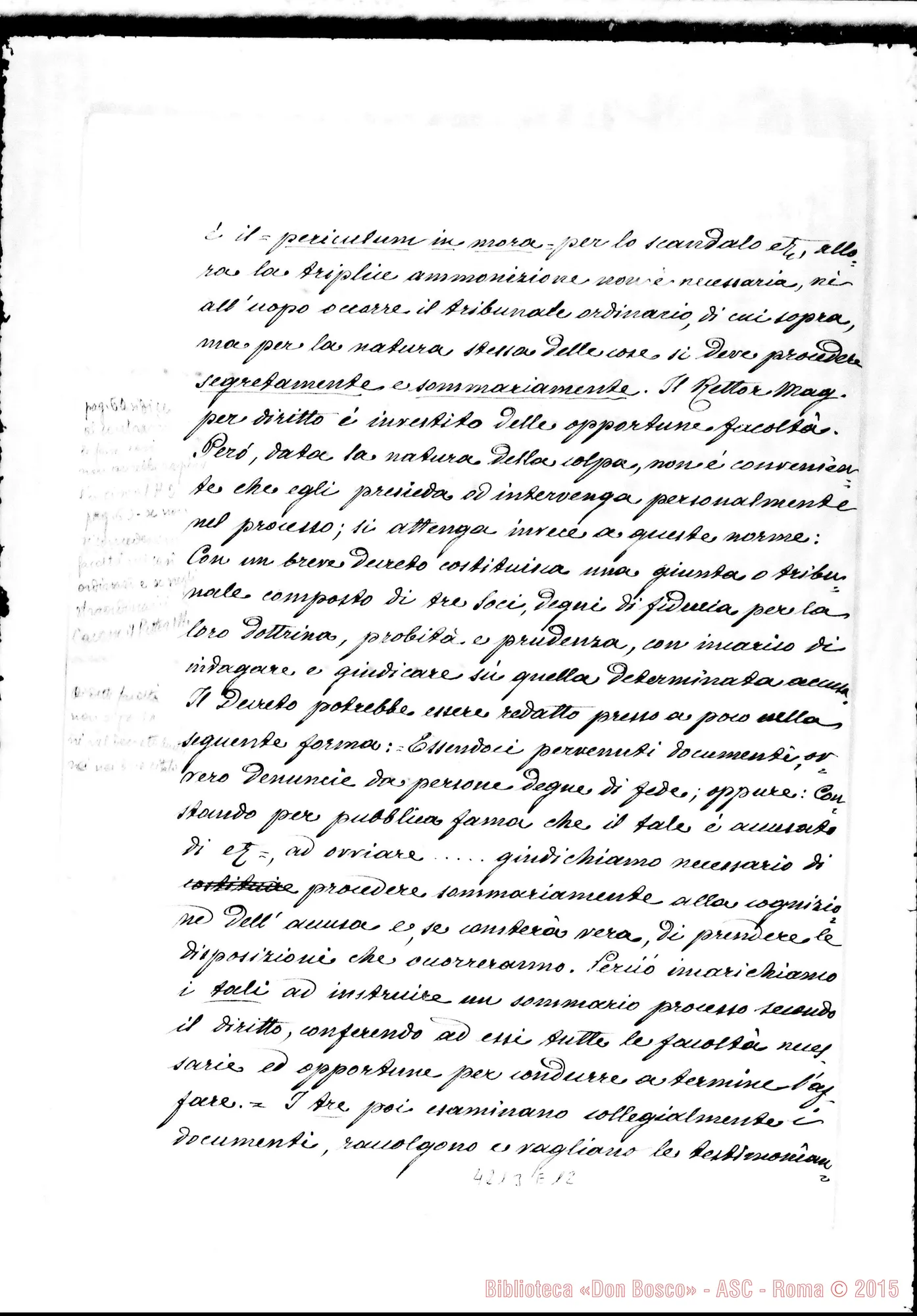 Fotogramma E 12 — Don Marenco-Don Gusmano. Roma, 6-11-1904. Sulle ammonizioni