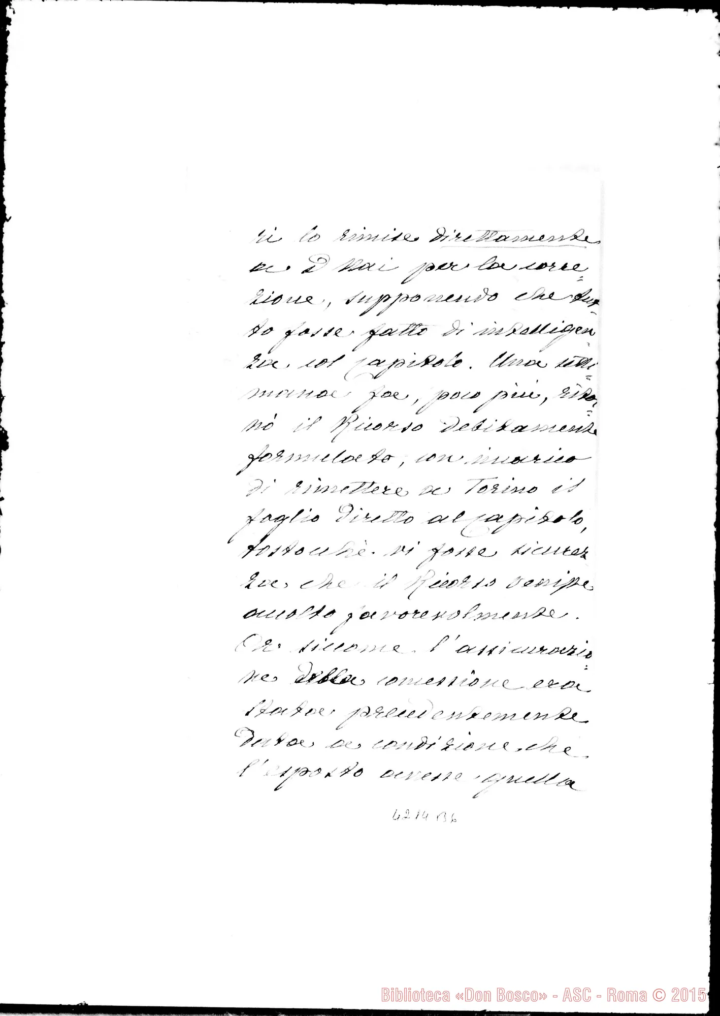 Fotogramma B 6 — Don Marenco-Don Gusmano. Roma, 10-12-1904. Rescritto per Oriente, sanazione…