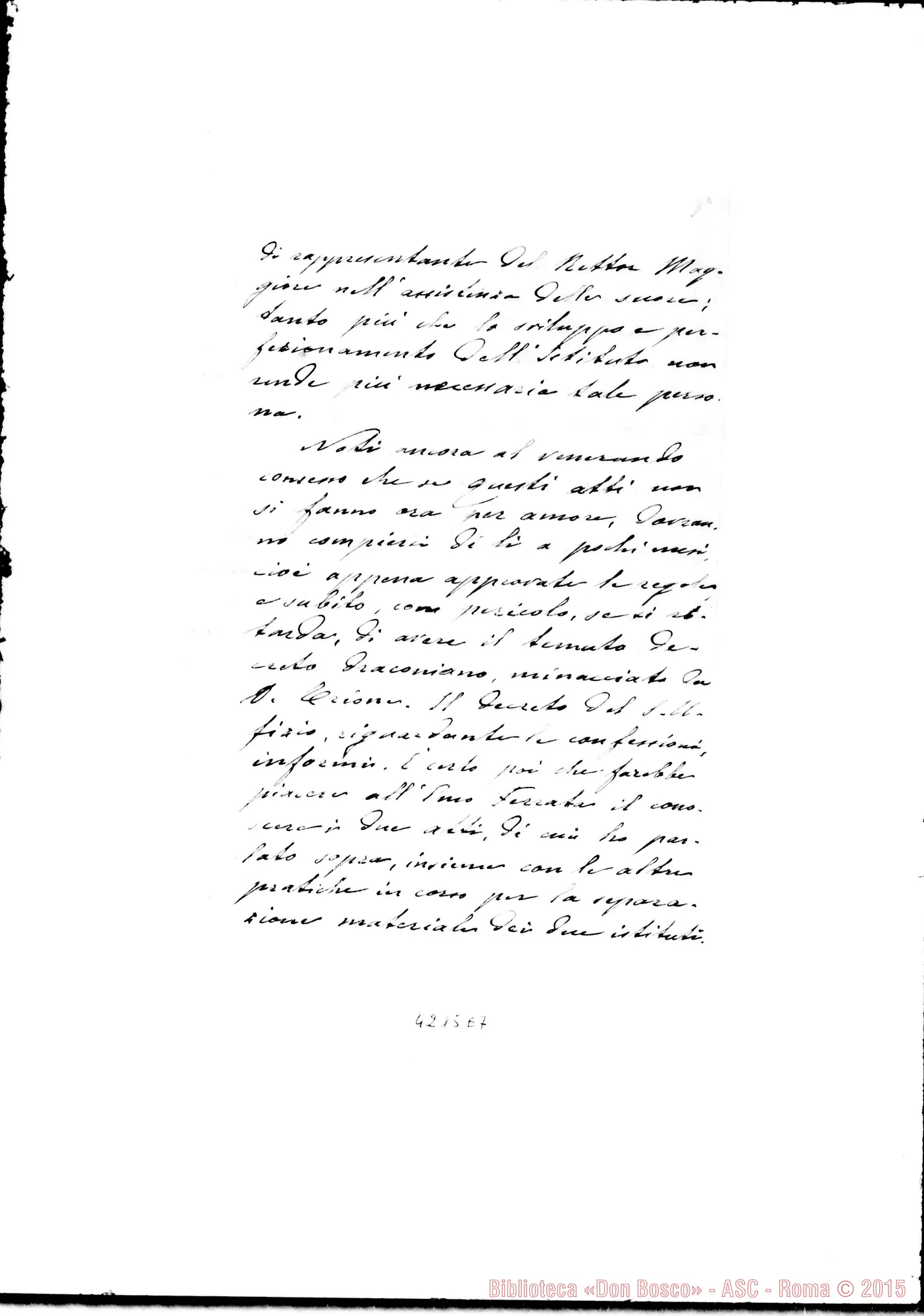 Fotogramma E 7 — Don Laureri-Don Gusmano. Roma, 3-11-1905. Respinto ricorso di Don Perrot
