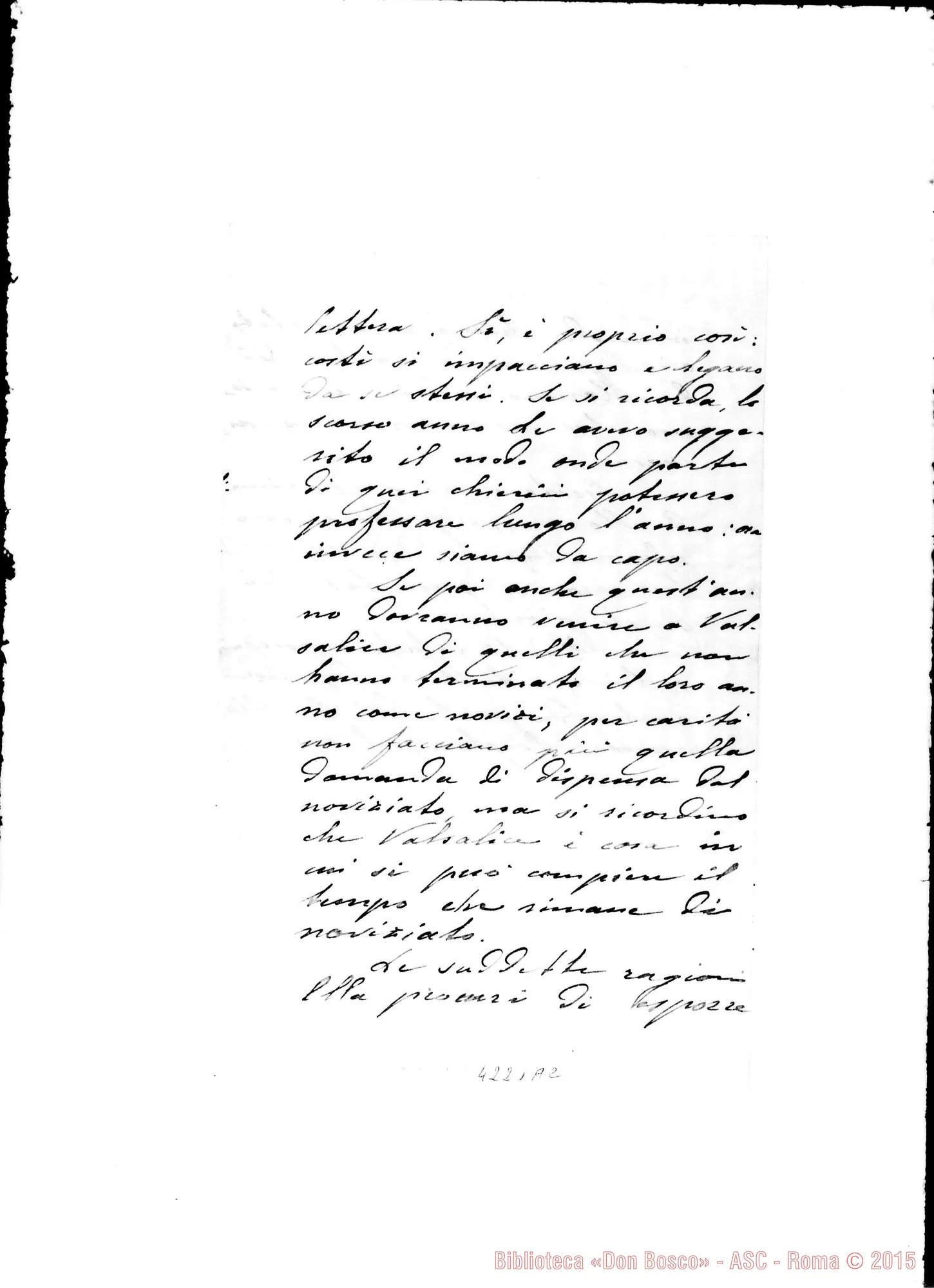 Fotogramma A 2 — Don Laureri-Don Gusmano. Roma, 28-07-1907. Sulla dispensa di 14 chierici