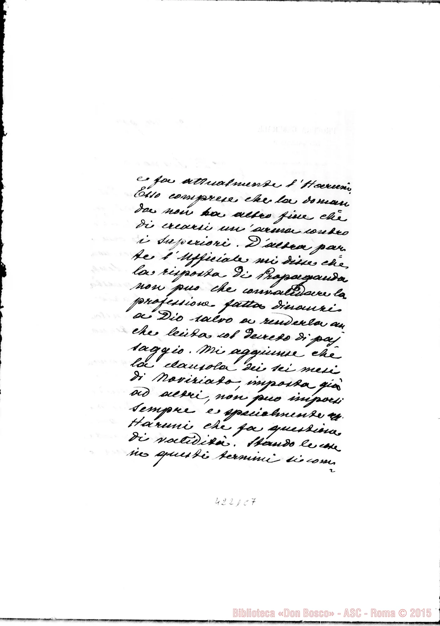 Fotogramma C 7 — Don Marenco-Don Gusmano. Roma, 21-10-1907. Sulla destinazione di D. Laureri