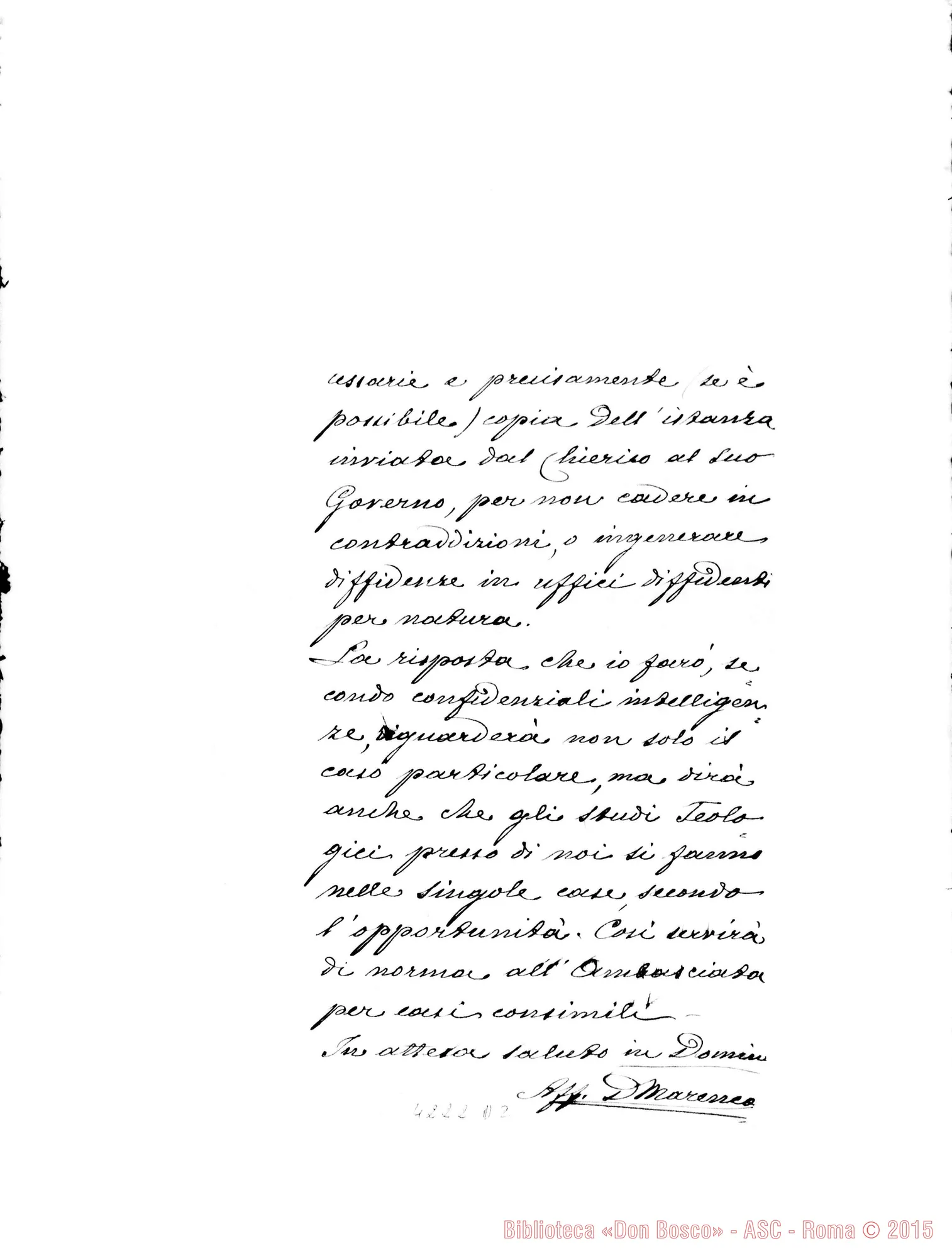 Fotogramma D 2 — Don Marenco-Don Gusmano. Roma, 3-02-1908. Sugli studi del ch. Deak