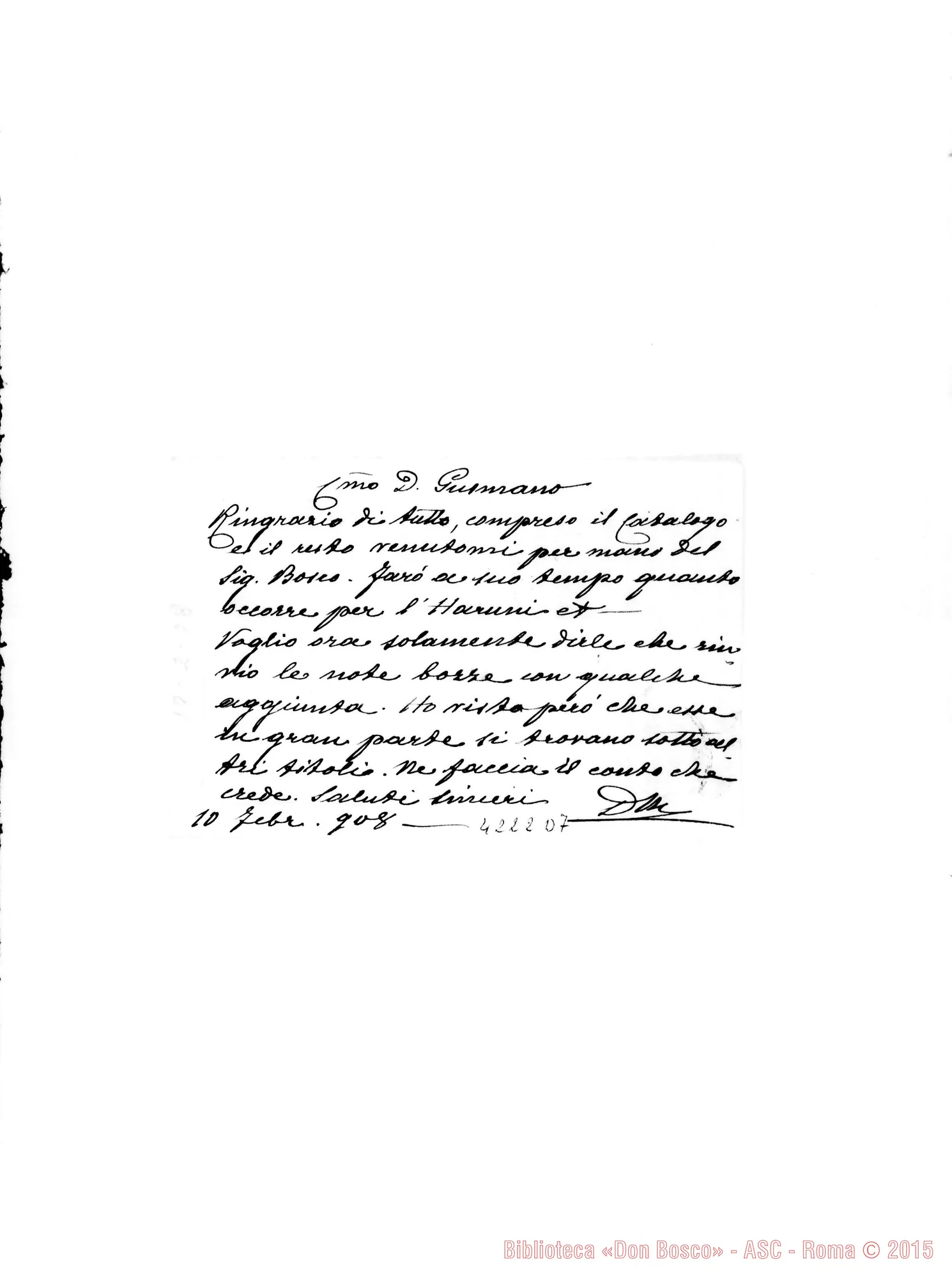Fotogramma D 7 — Don Marenco-Don Gusmano. Roma, 10-02-1908