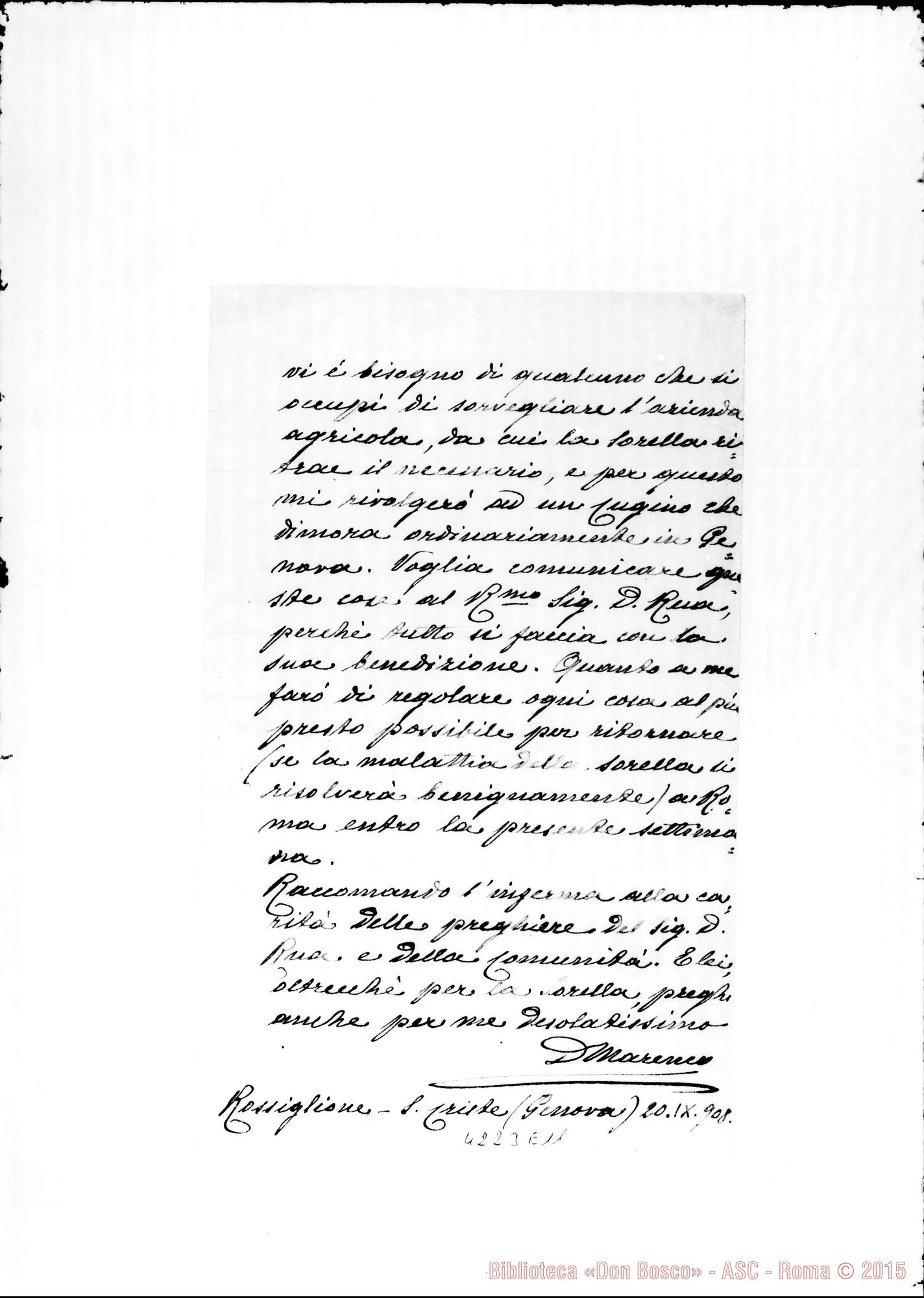 Fotogramma E 11 — Don Marenco-Don Gusmano. Rossiglione, 20-09-1908. Personale