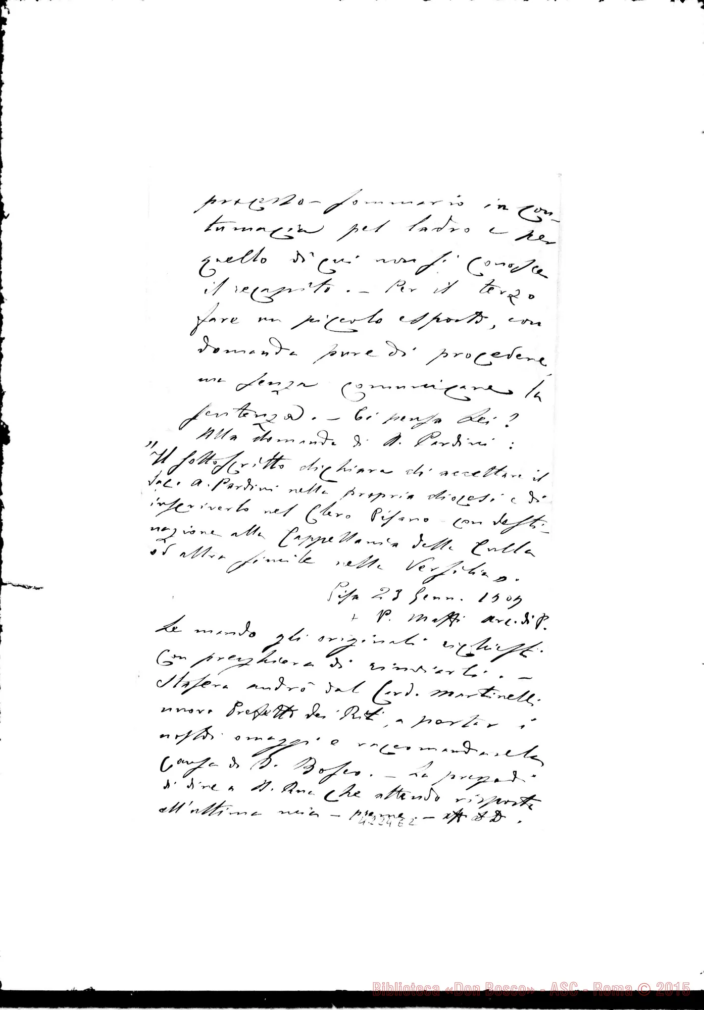 Fotogramma E 2 — Don Munerati-Don Gusmano. Roma, 9-02-1909. Su Gioia dei Marsi E Sinibaldi