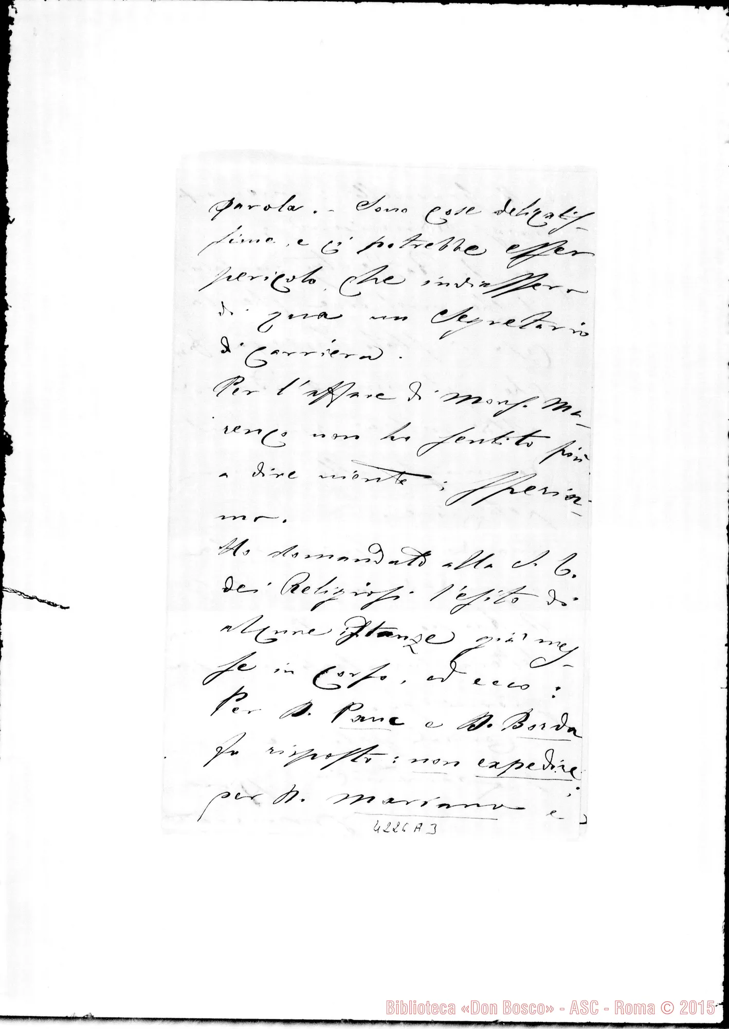 Fotogramma A 3 — Don Munerati-Don Gusmano. Roma, 23-05-1909. Sulla Delegazione di Costa Rica