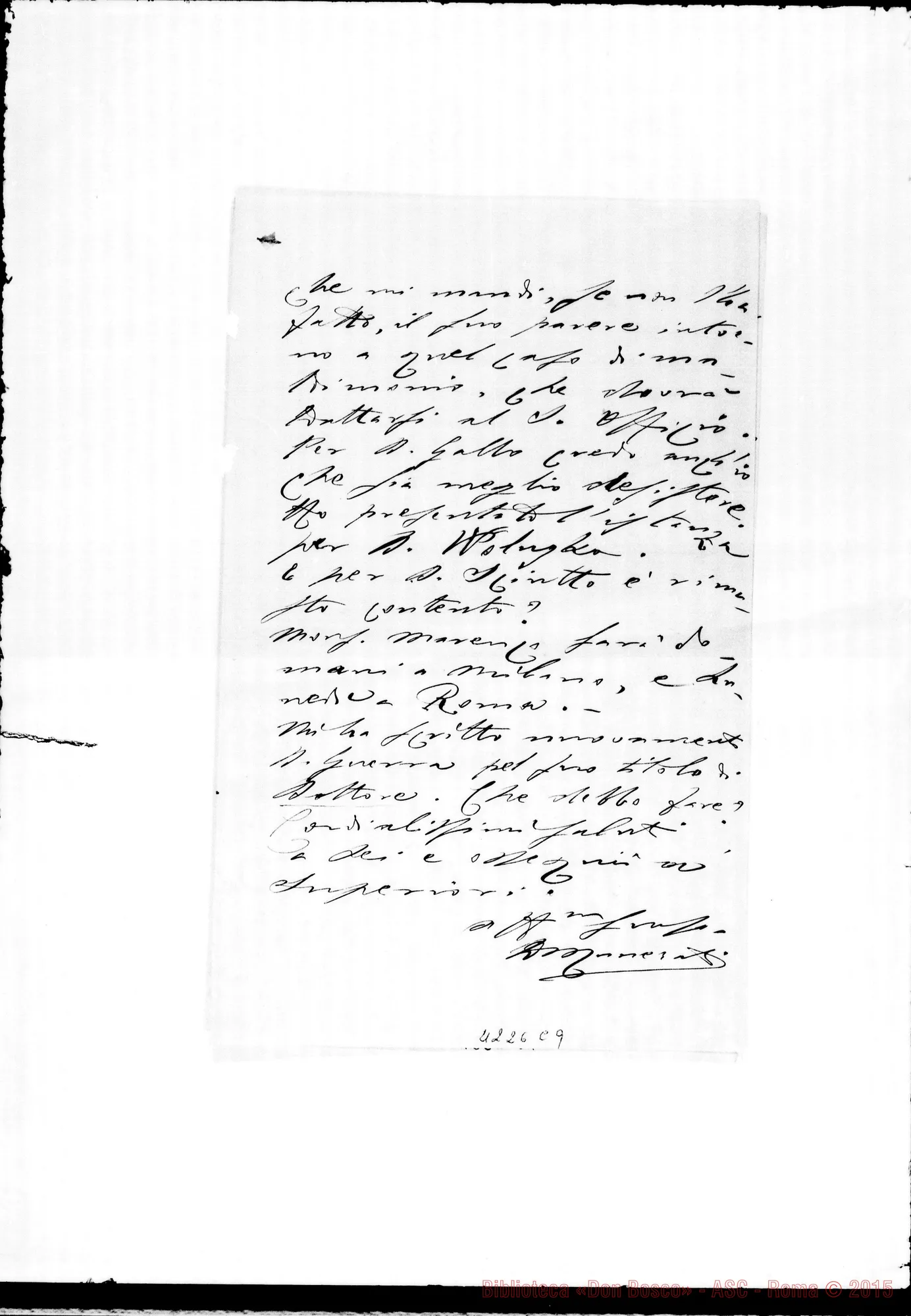 Fotogramma C 9 — Don Munerati-Don Gusmano. Roma, 11-06-1909. Orense. Legati