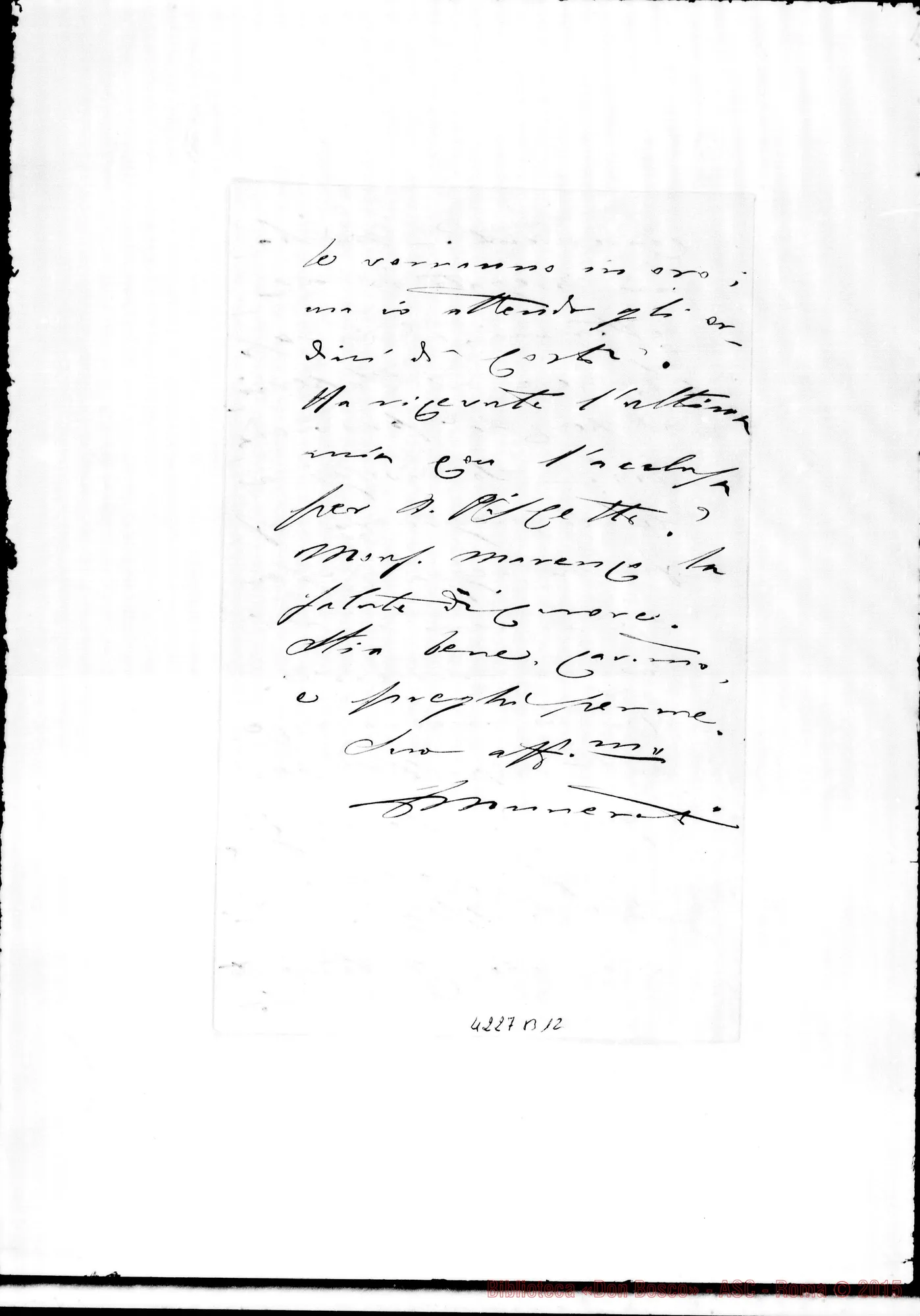 Fotogramma B 12 — Don Munerati-Don Gusmano. Roma, 17-09-1909. Su Napoli