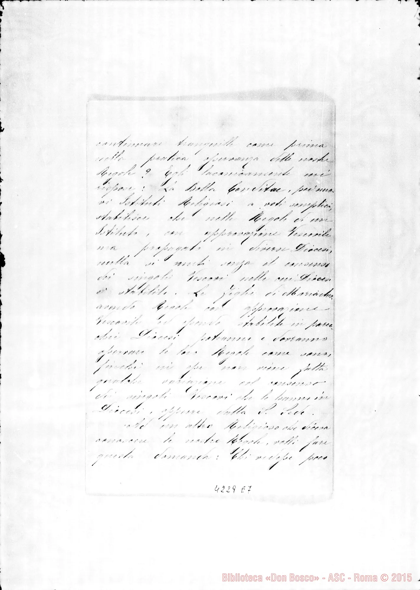 Fotogramma E 7 — Daghero Caterina, suora-Don Marenco. Siviglia, 19-03-1902