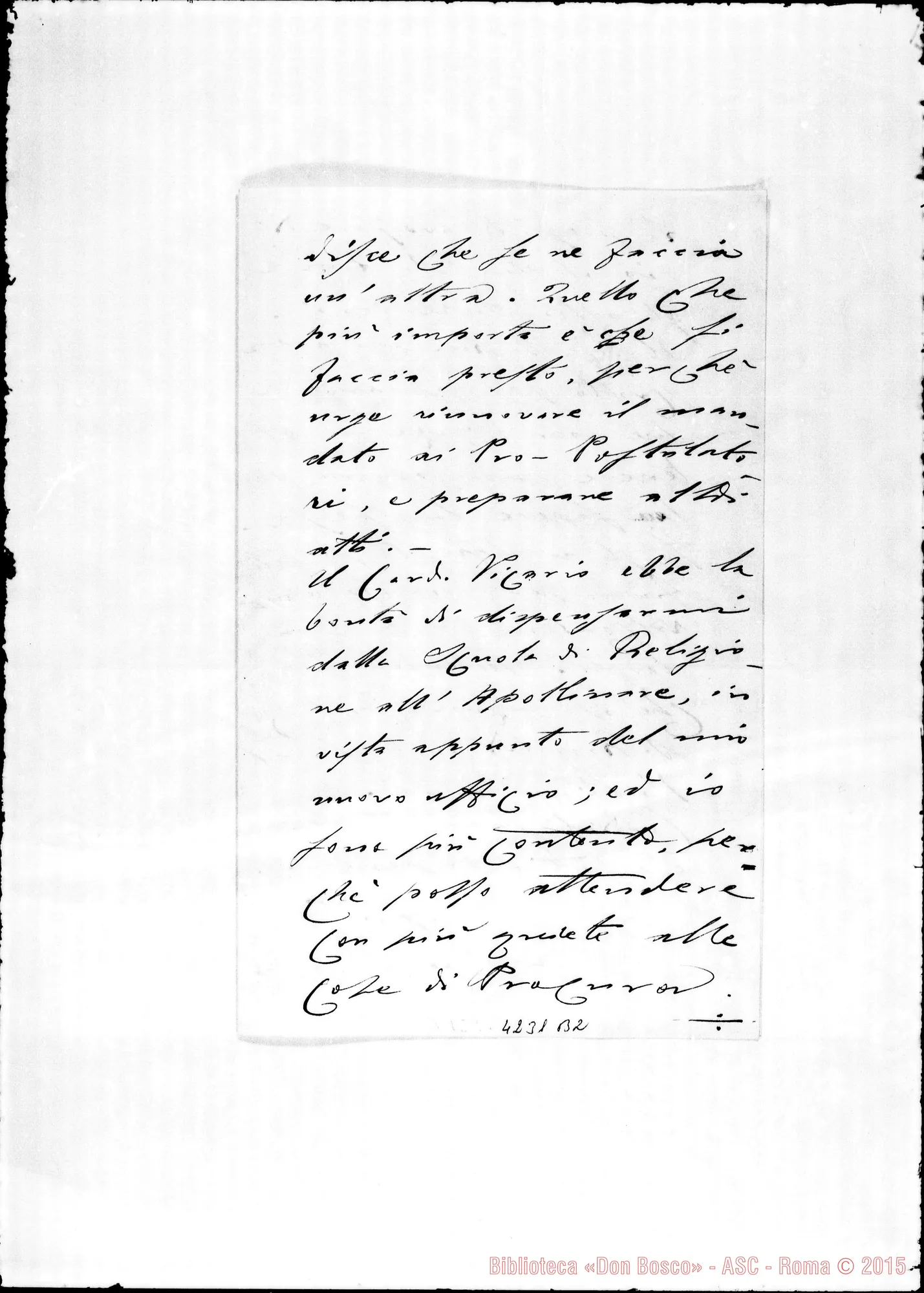 Fotogramma B 2 — Don Munerati-Don Gusmano. Roma, 15-11-1909. Rescritto extra-tempus. Onorificenza